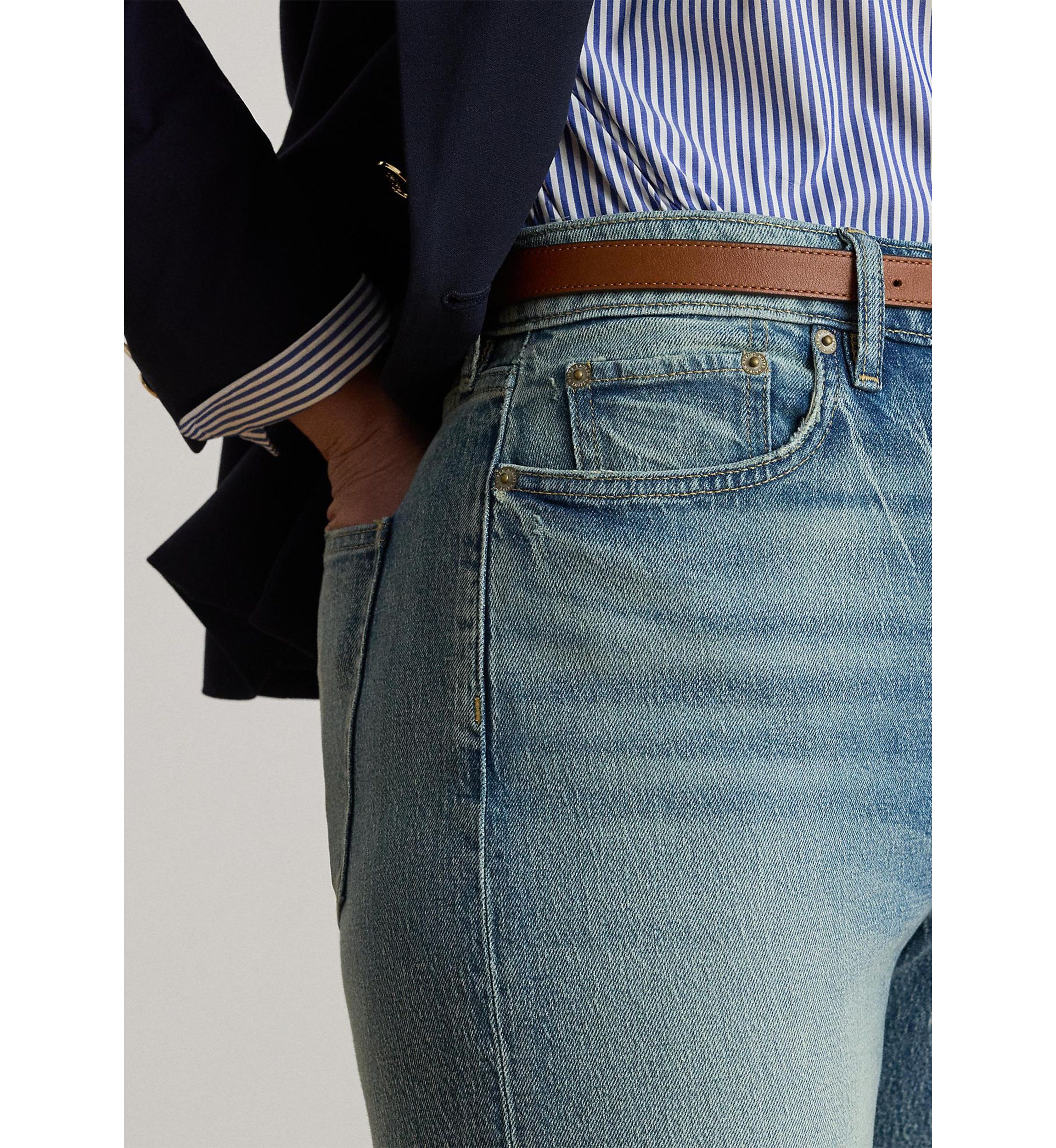 Plus Size High-Rise Wide-Leg Jeans