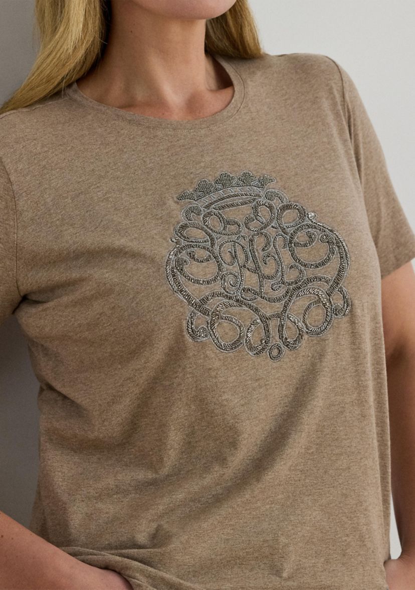 Plus Size  Stretch Cotton T-Shirt