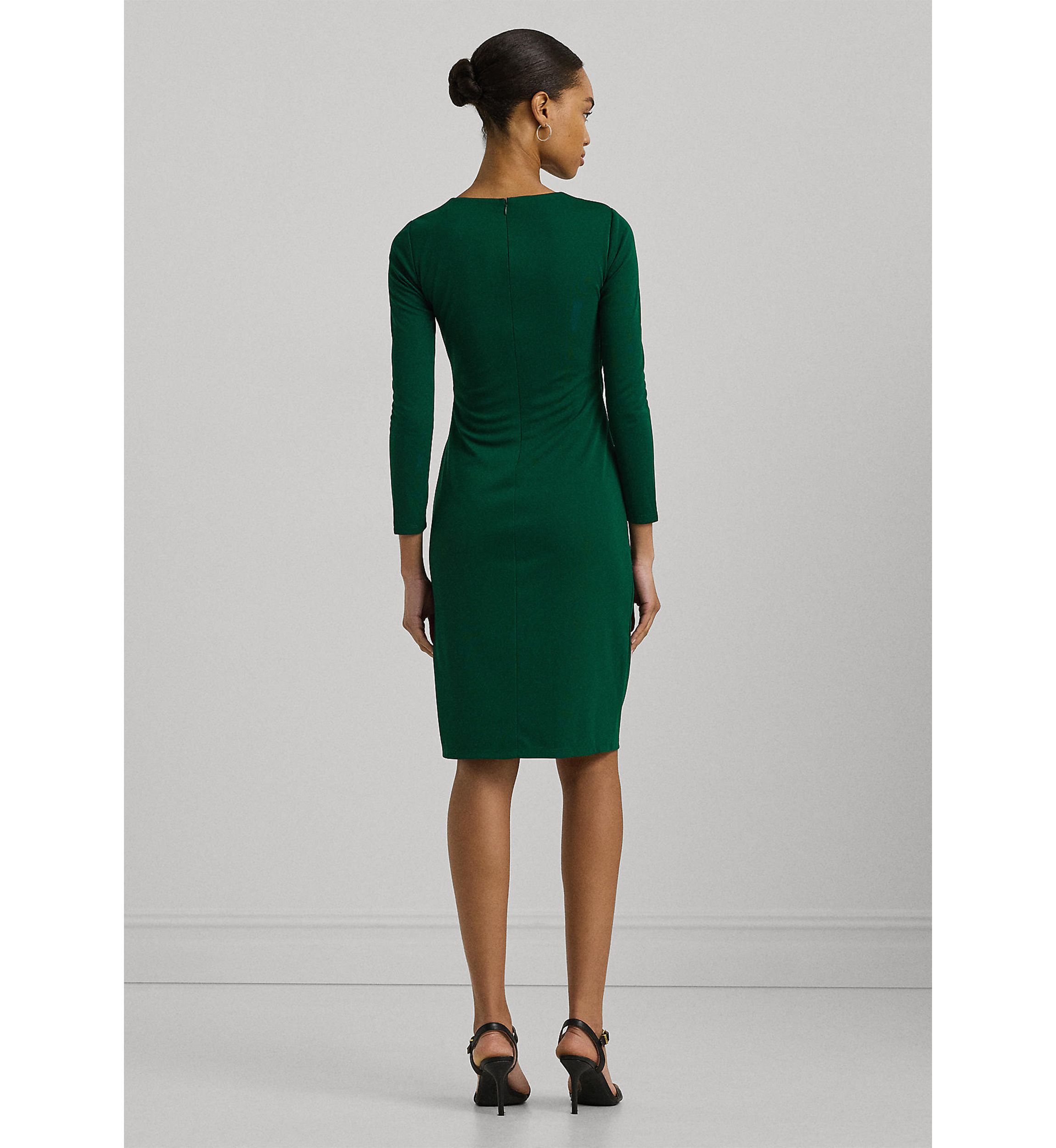 Jersey Three-Quarter-Sleeve Dress