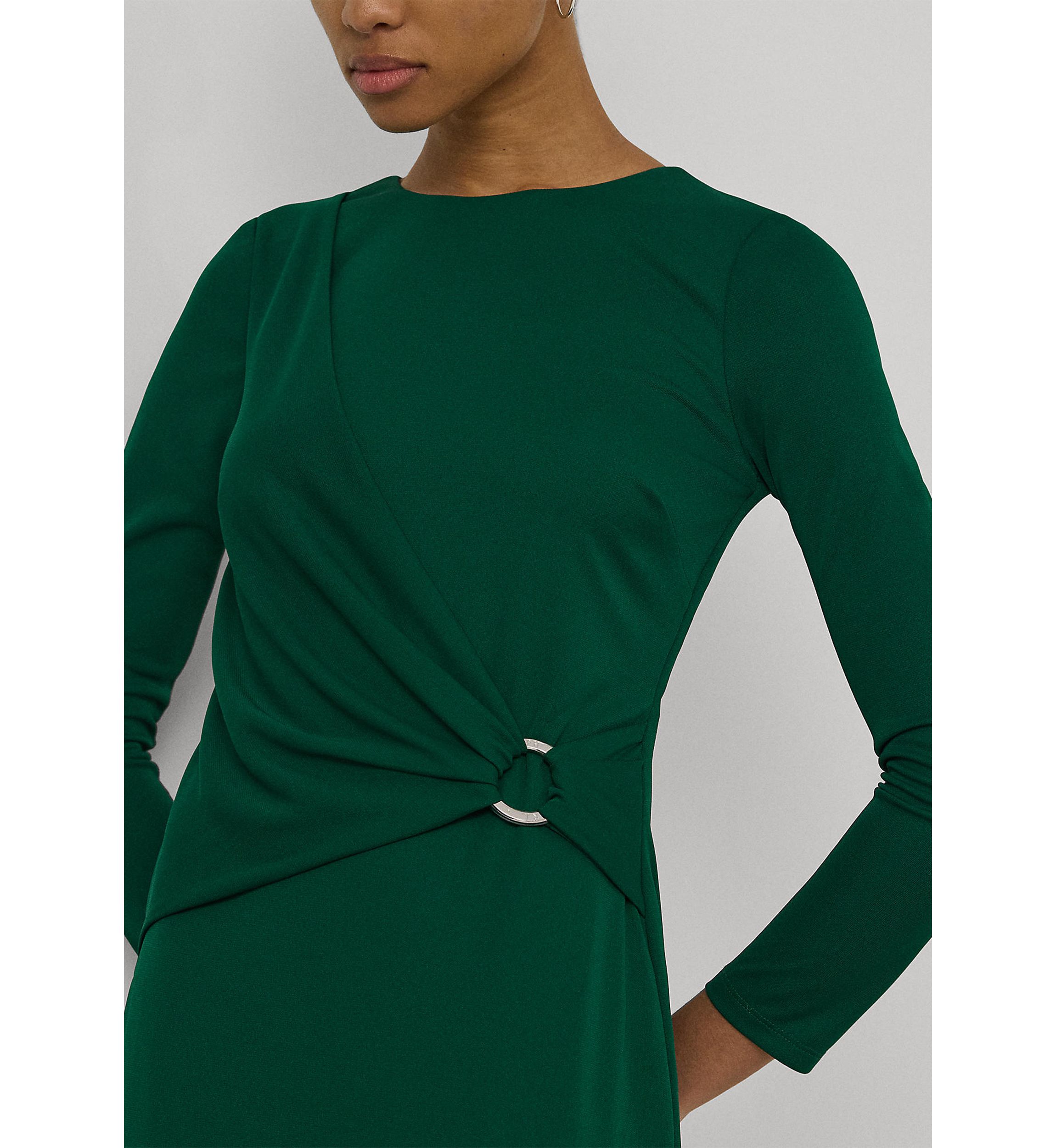 Jersey Three-Quarter-Sleeve Dress