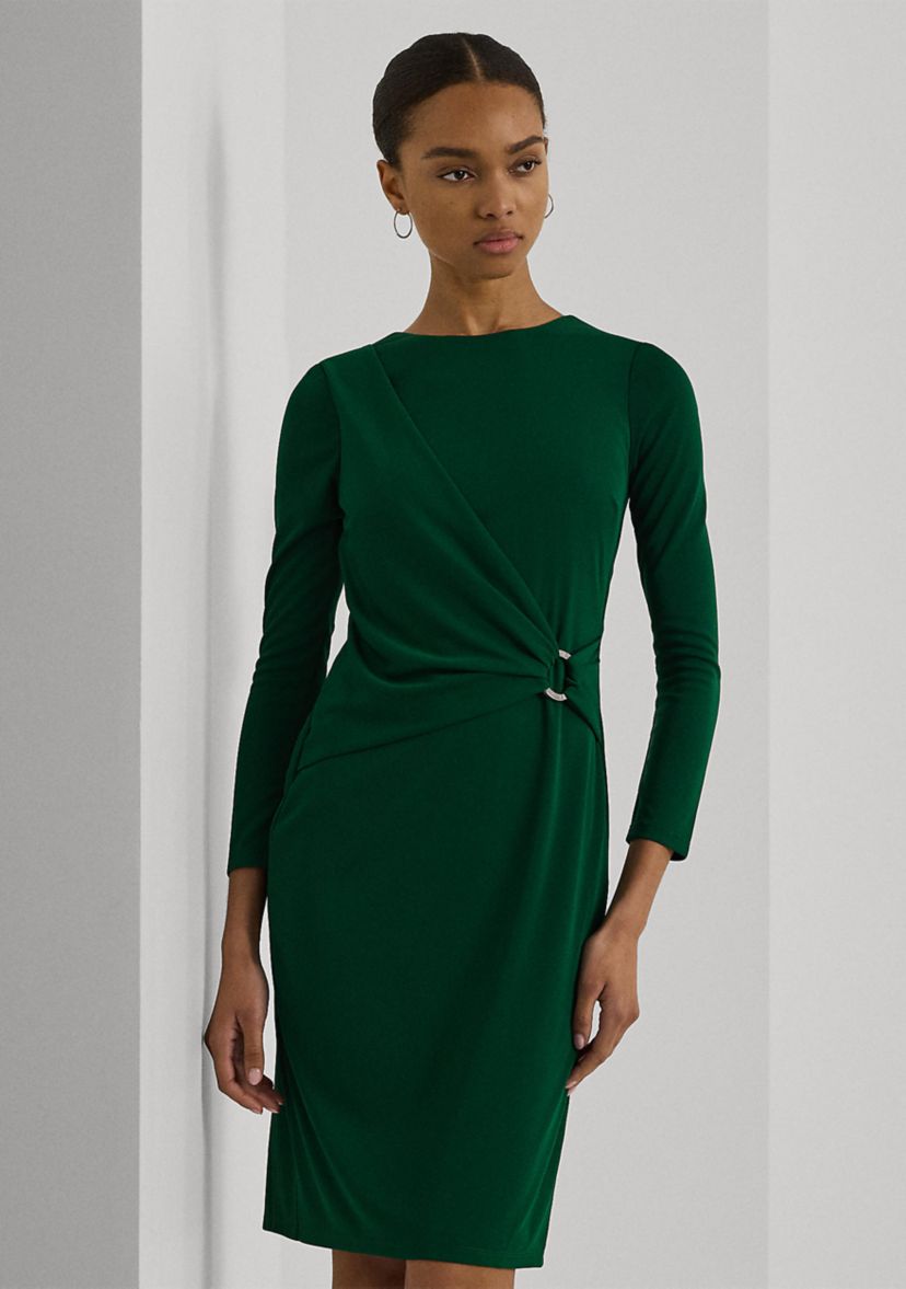 Jersey Three-Quarter-Sleeve Dress