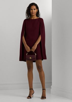 Lauren Ralph Lauren Cape Georgette Cocktail Dress | belk