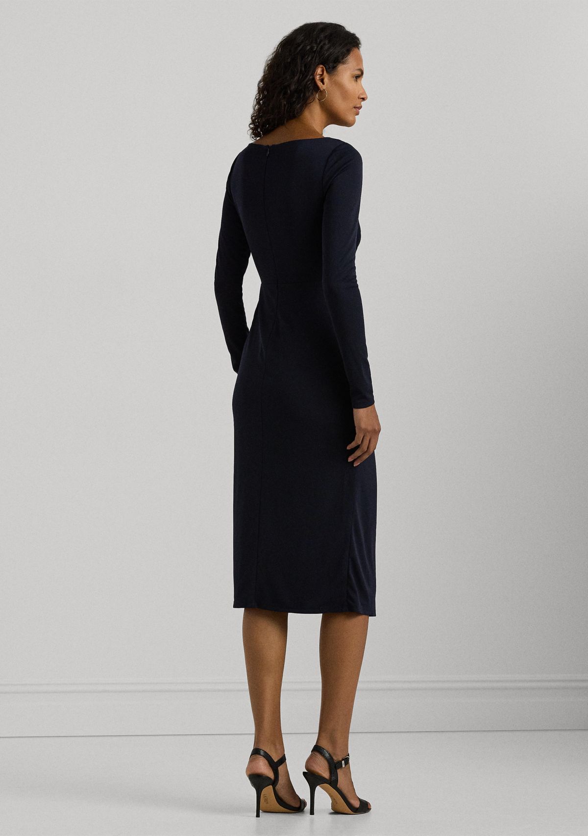 Jersey Long Sleeve Cocktail Dress
