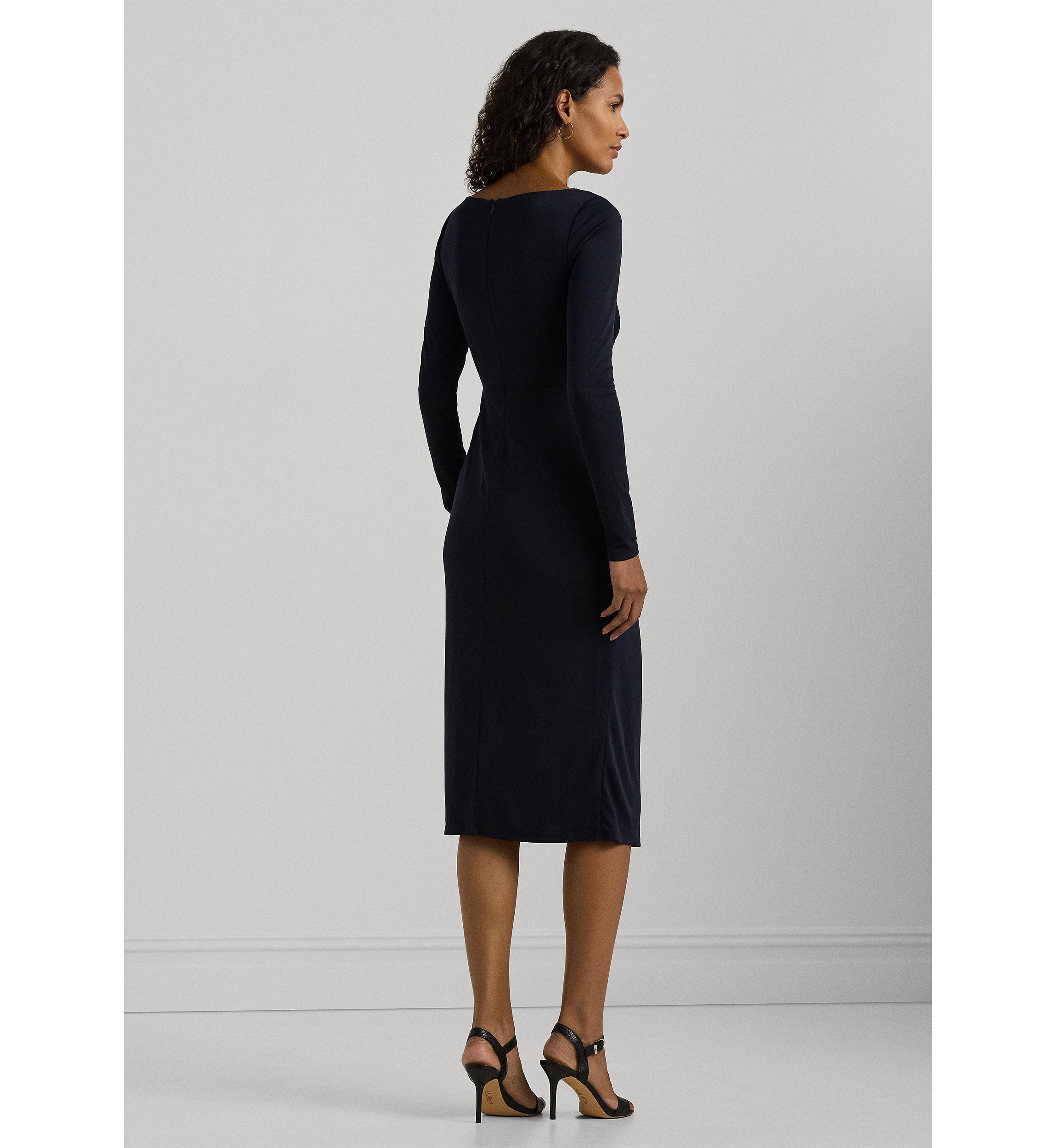 Jersey Long Sleeve Cocktail Dress