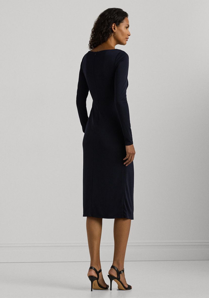 Jersey Long Sleeve Cocktail Dress