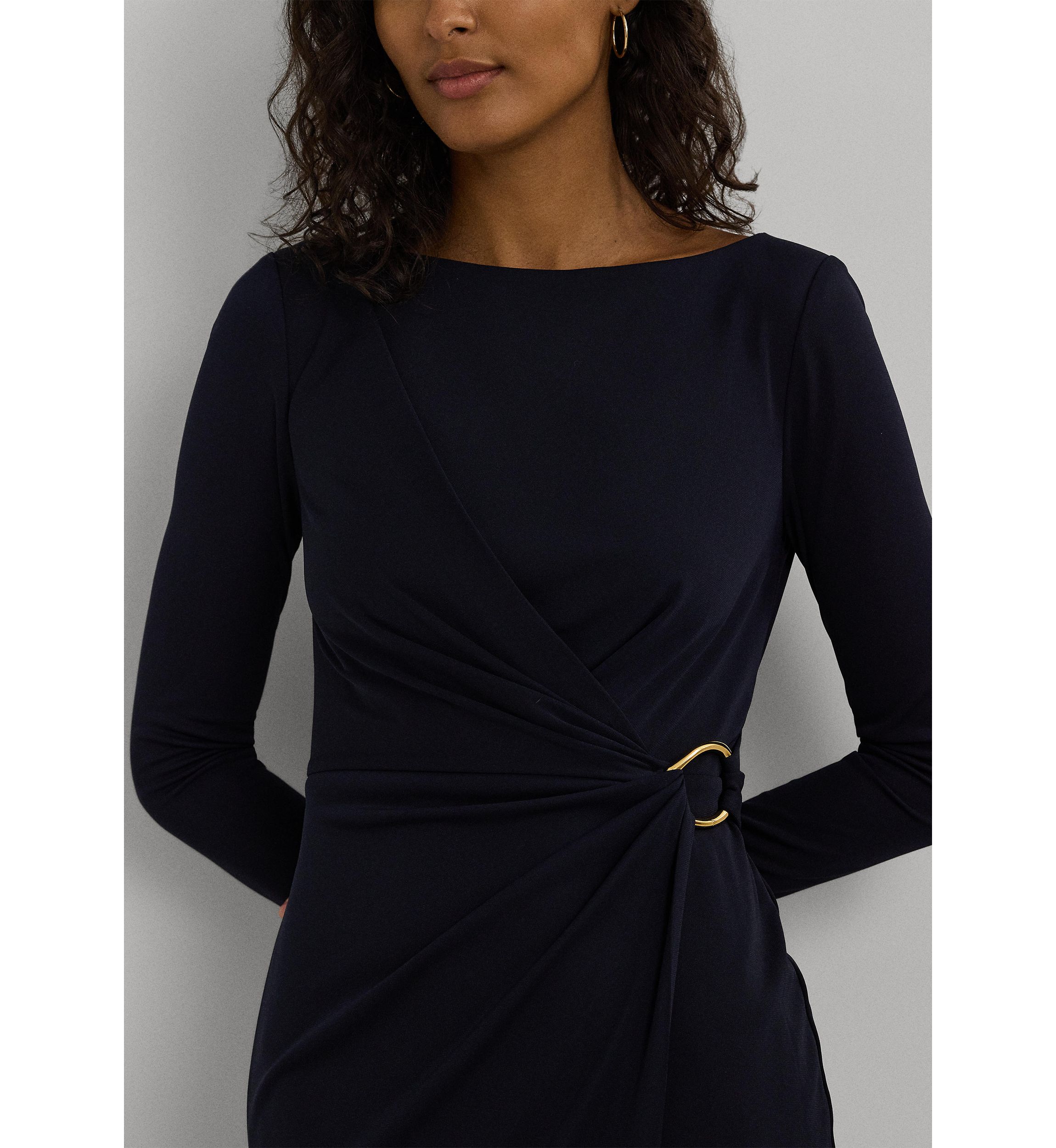 Jersey Long Sleeve Cocktail Dress