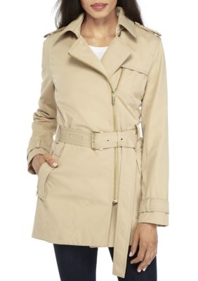 MICHAEL Michael Kors Zip Detail Trench Jacket | belk