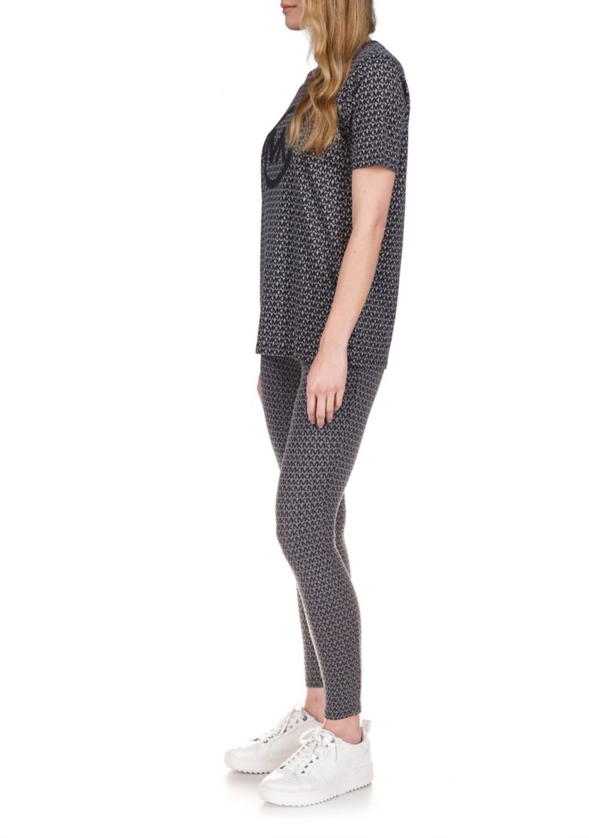Womens Block High Waisted Leggings