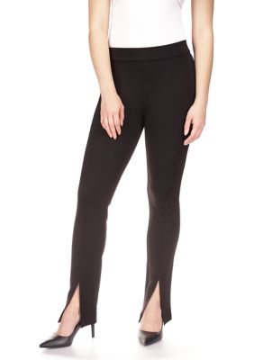 Michael Kors Women's Basics Stretch Pull-On Black Pants Size M Medium  $98.00