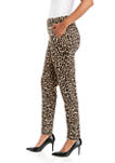 Womens Cheetah Pull On Leggings