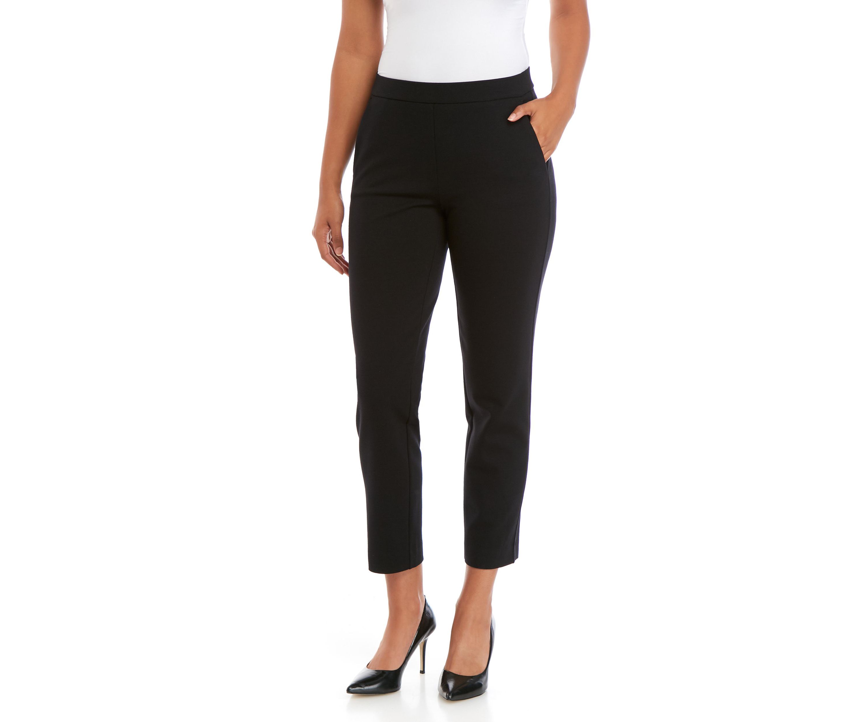 Womens Ponte Pull On Pants 