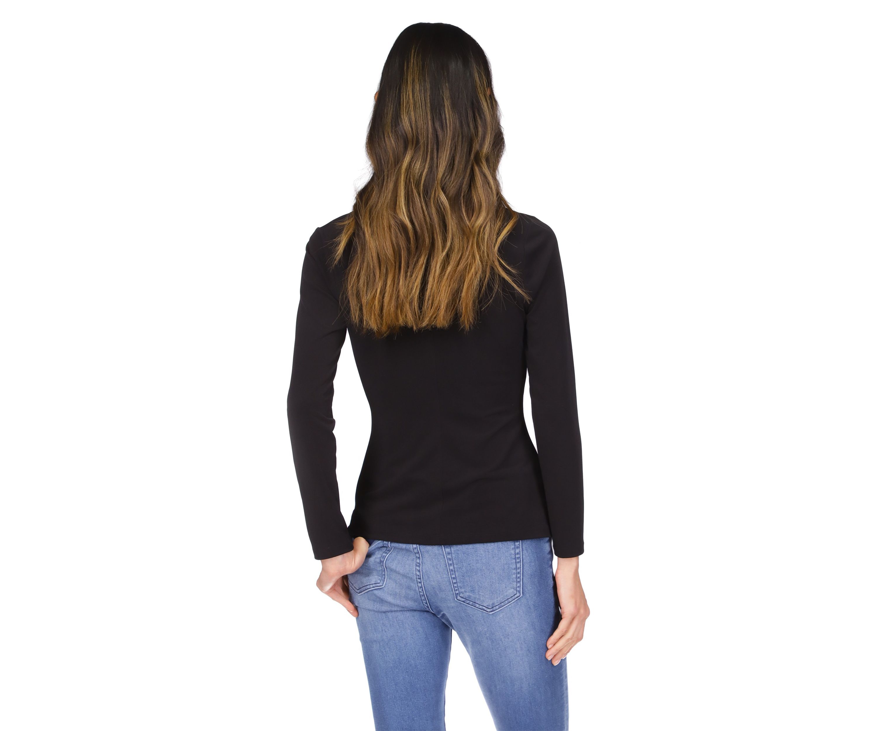 Womens Button Front Ruched Top
