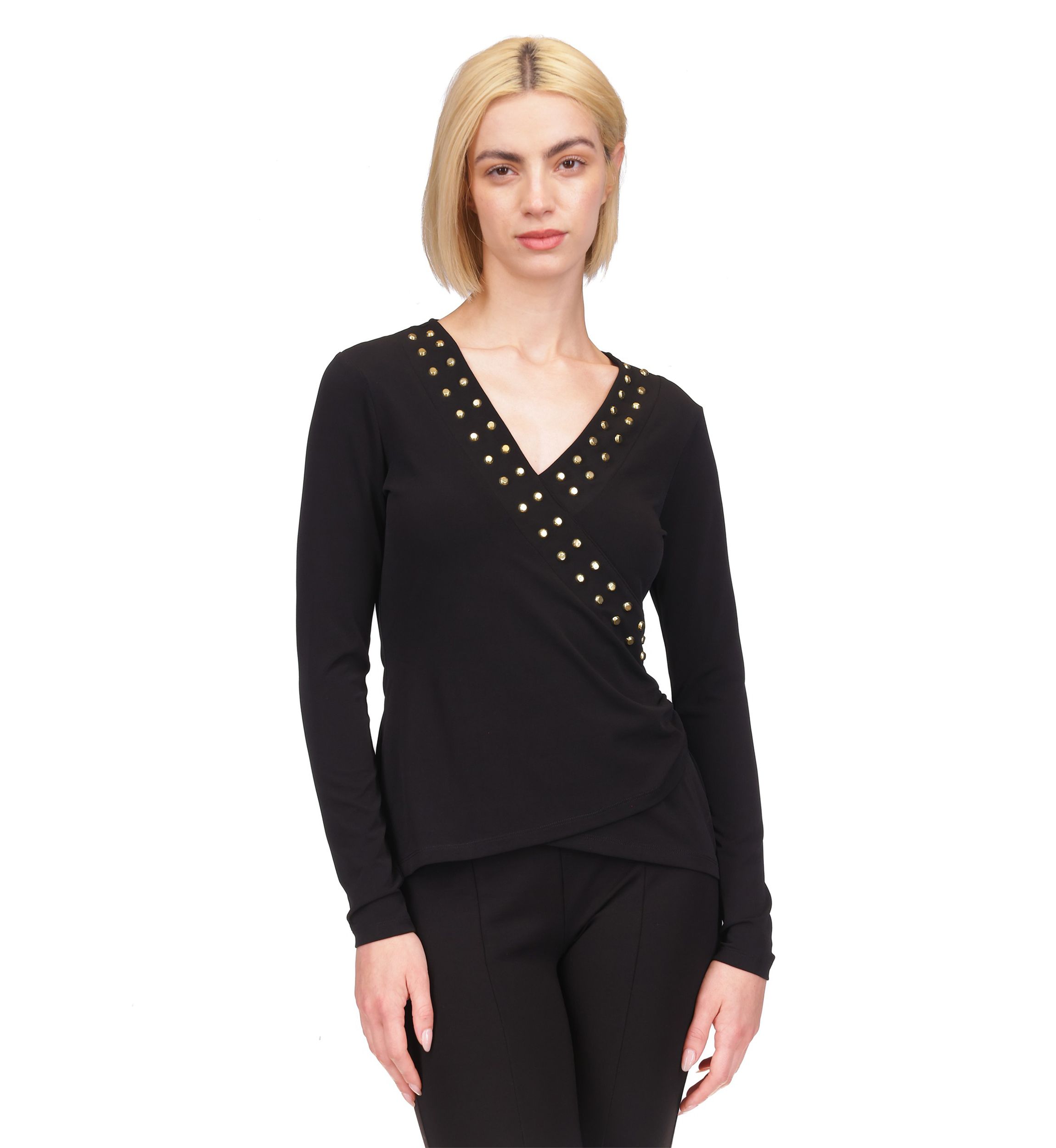 Womens Astor Stud Knit Top