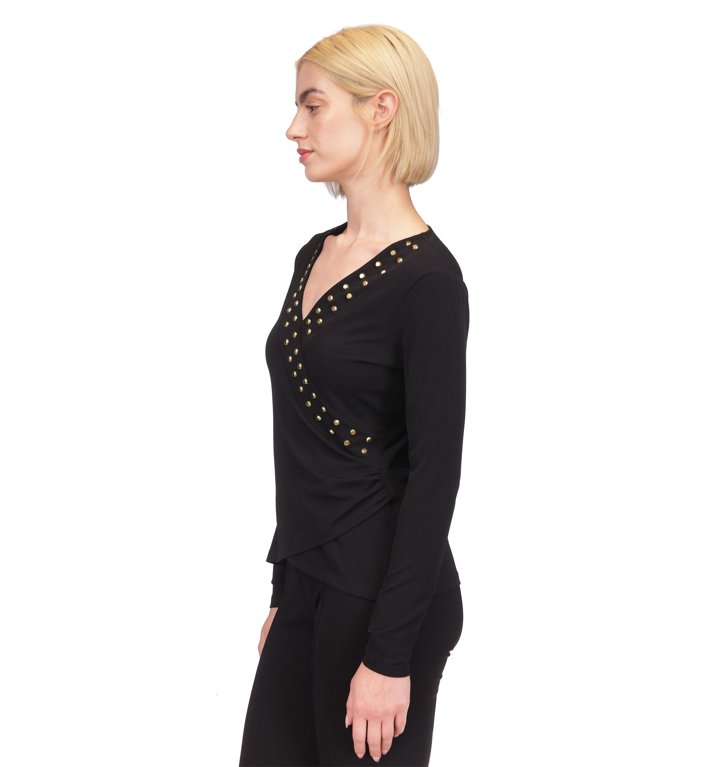 Womens Astor Stud Knit Top