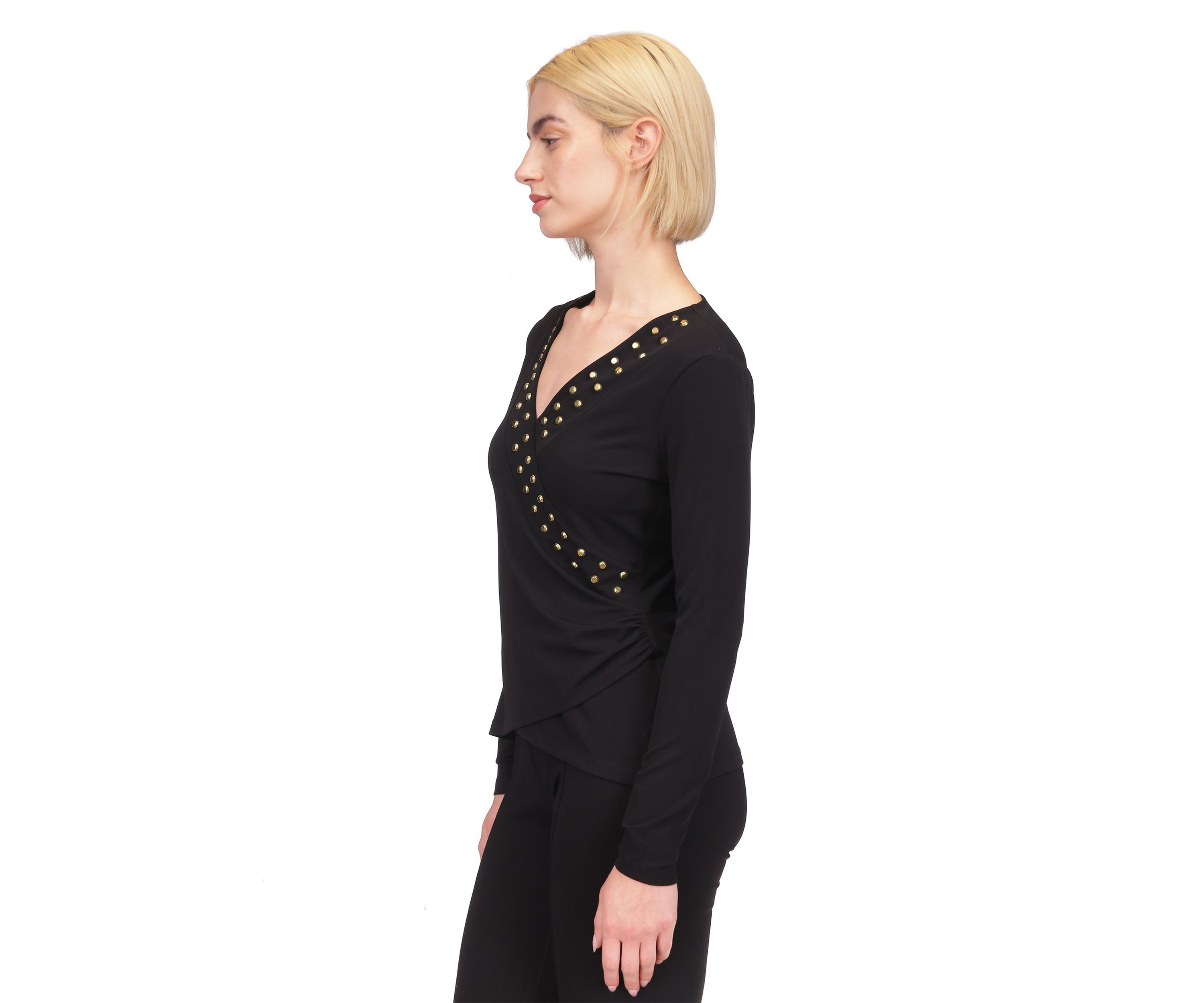 Womens Astor Stud Knit Top