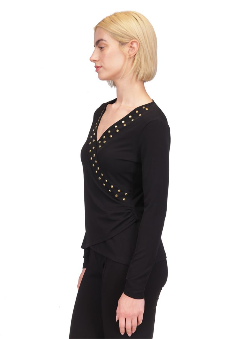 Womens Astor Stud Knit Top