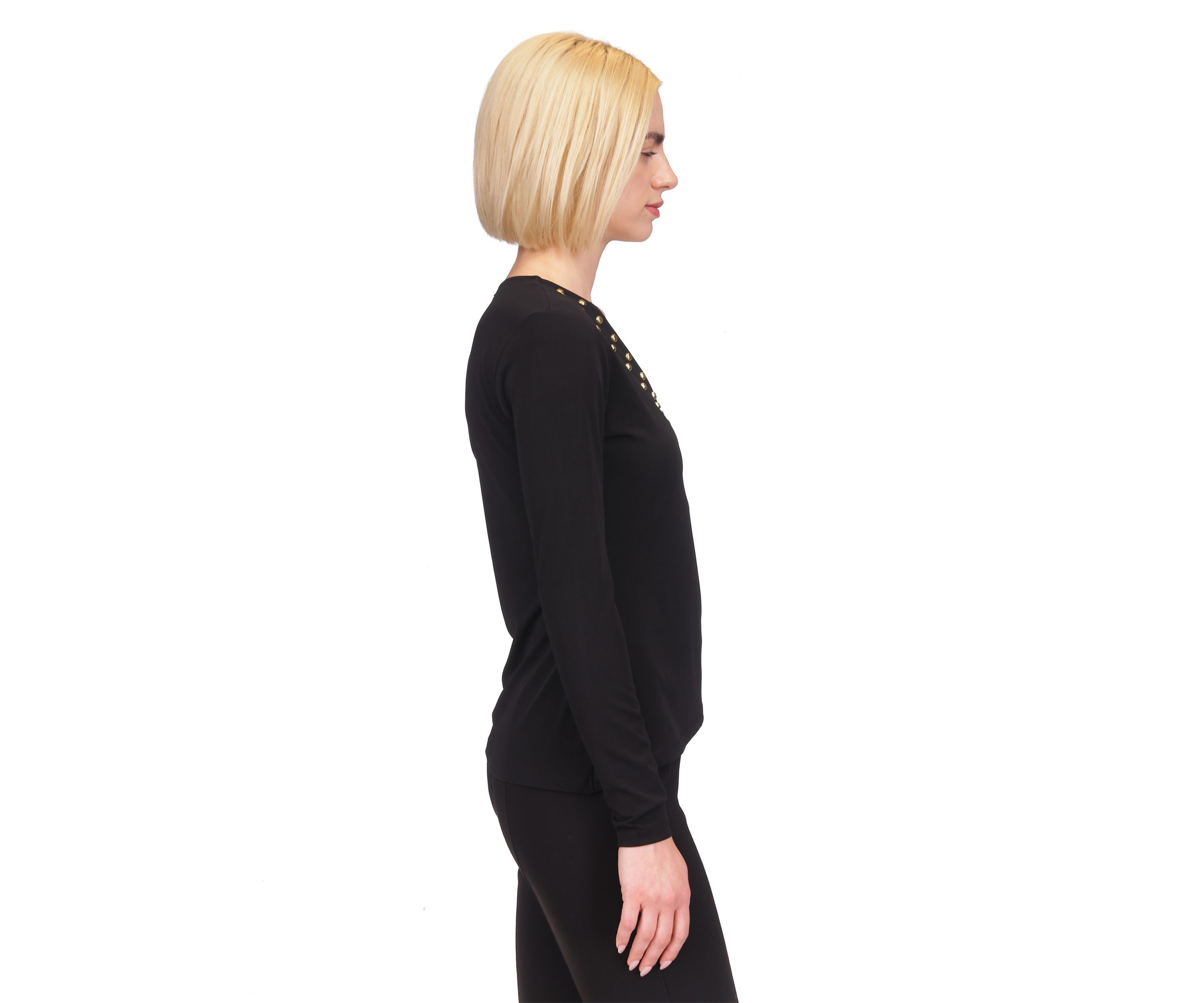 Womens Astor Stud Knit Top
