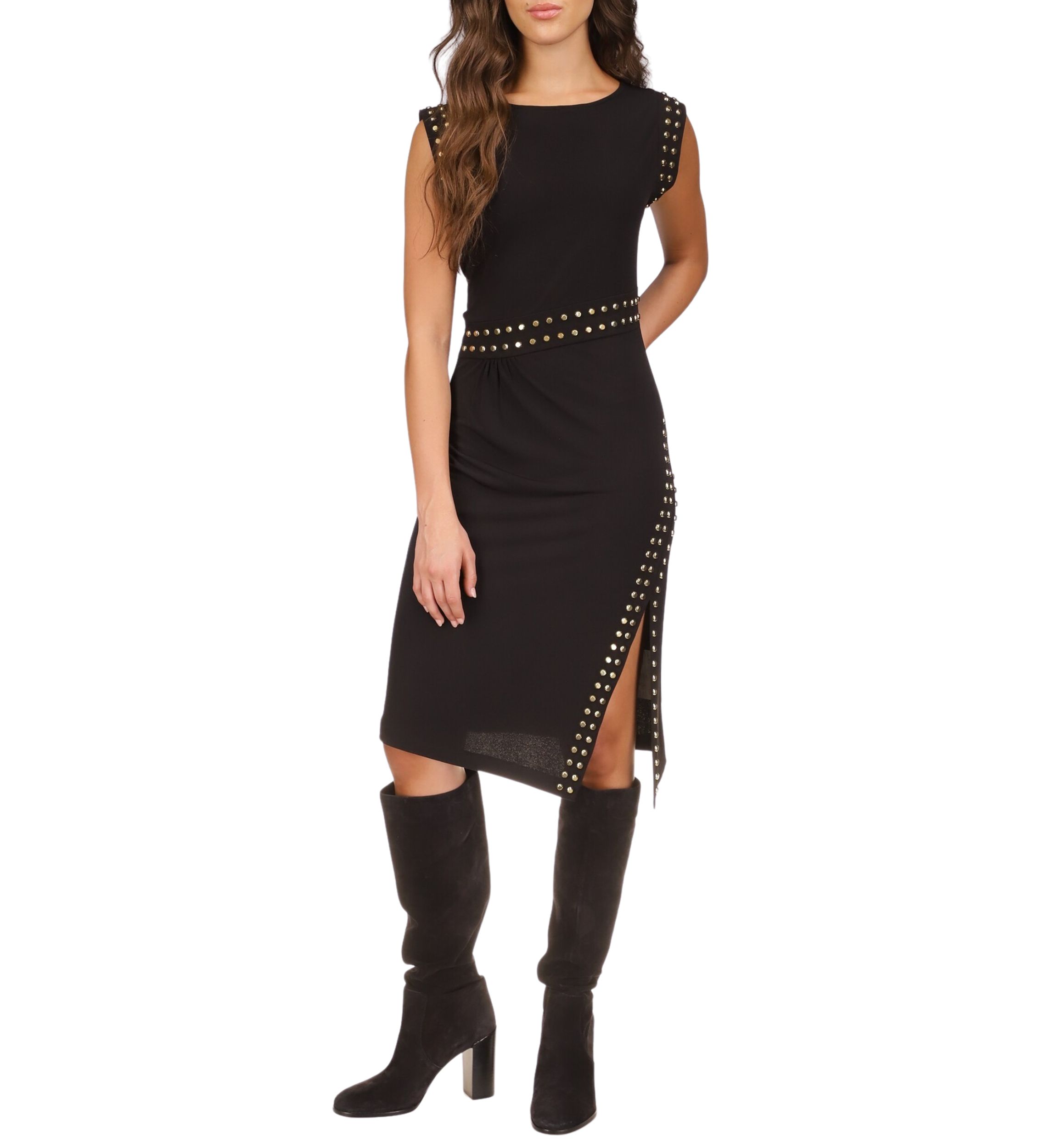 Womens Sleeveless Astor Stud Dress