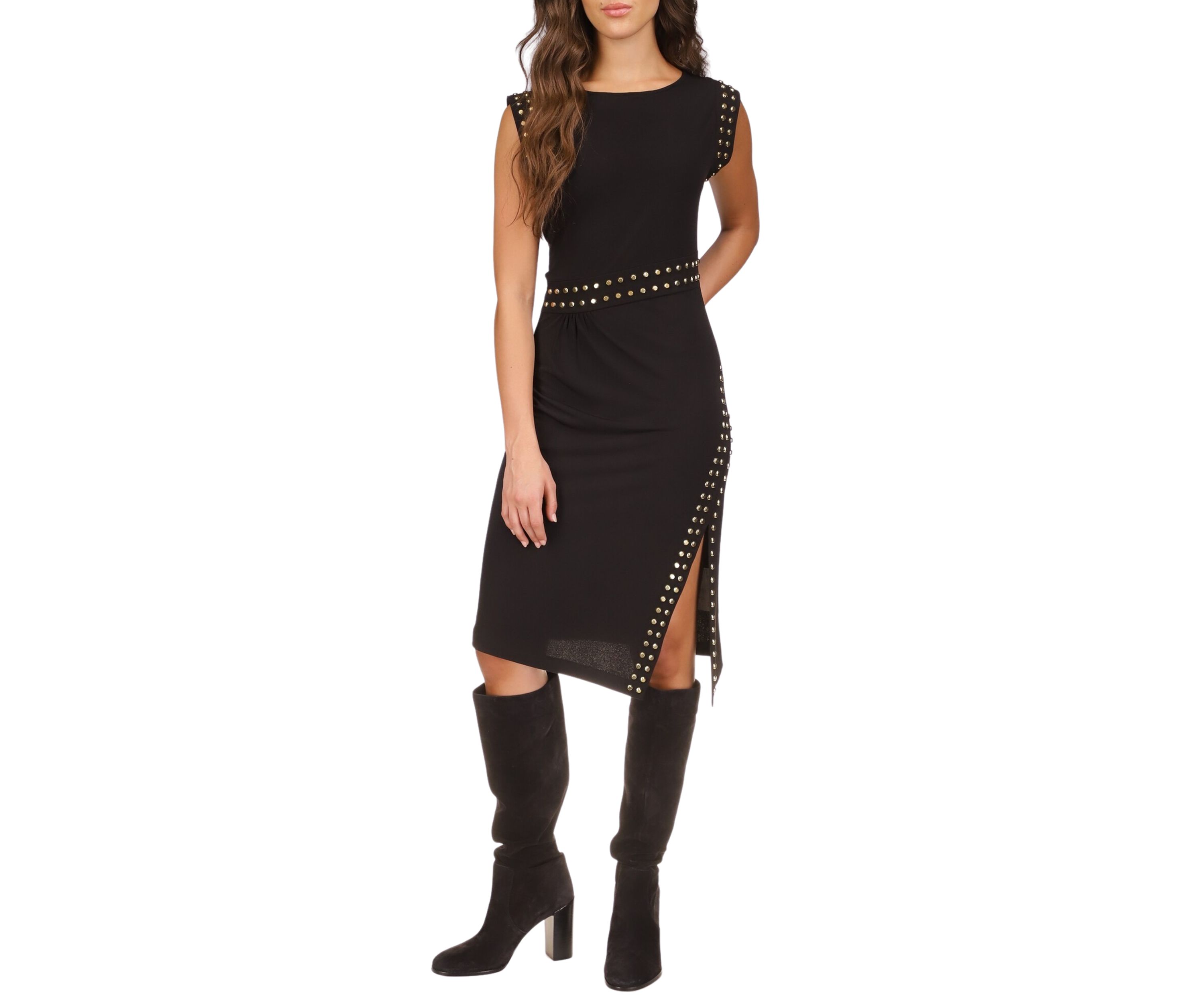 Womens Sleeveless Astor Stud Dress