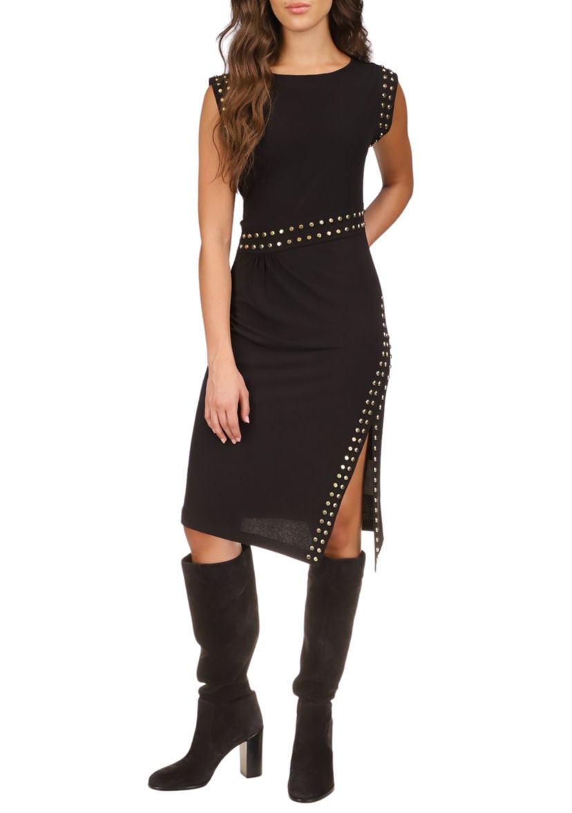 Womens Sleeveless Astor Stud Dress
