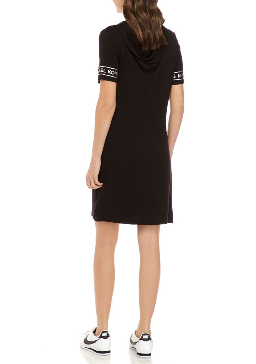 Womens Logo Hoodie Knit Dress