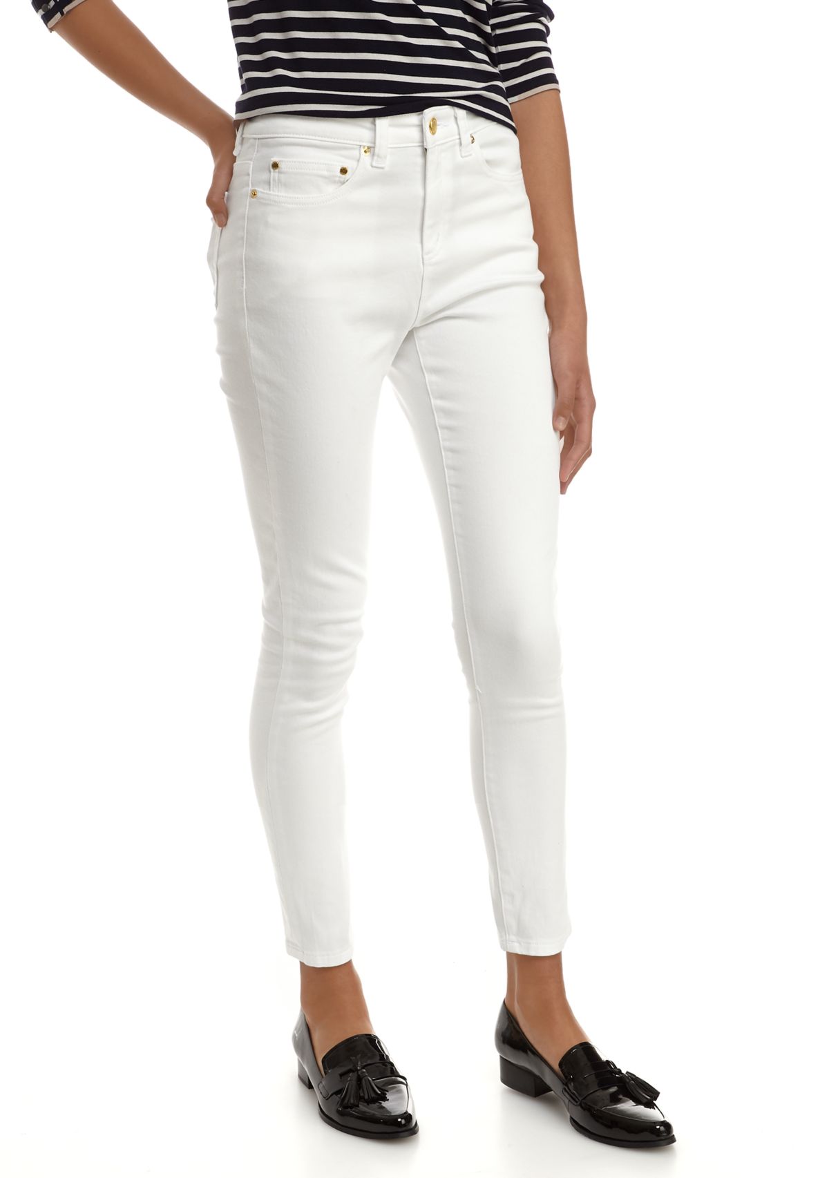 Womens High Waist Skinny Jeans