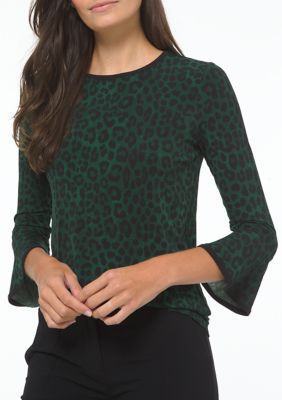 womens cheetah print tops