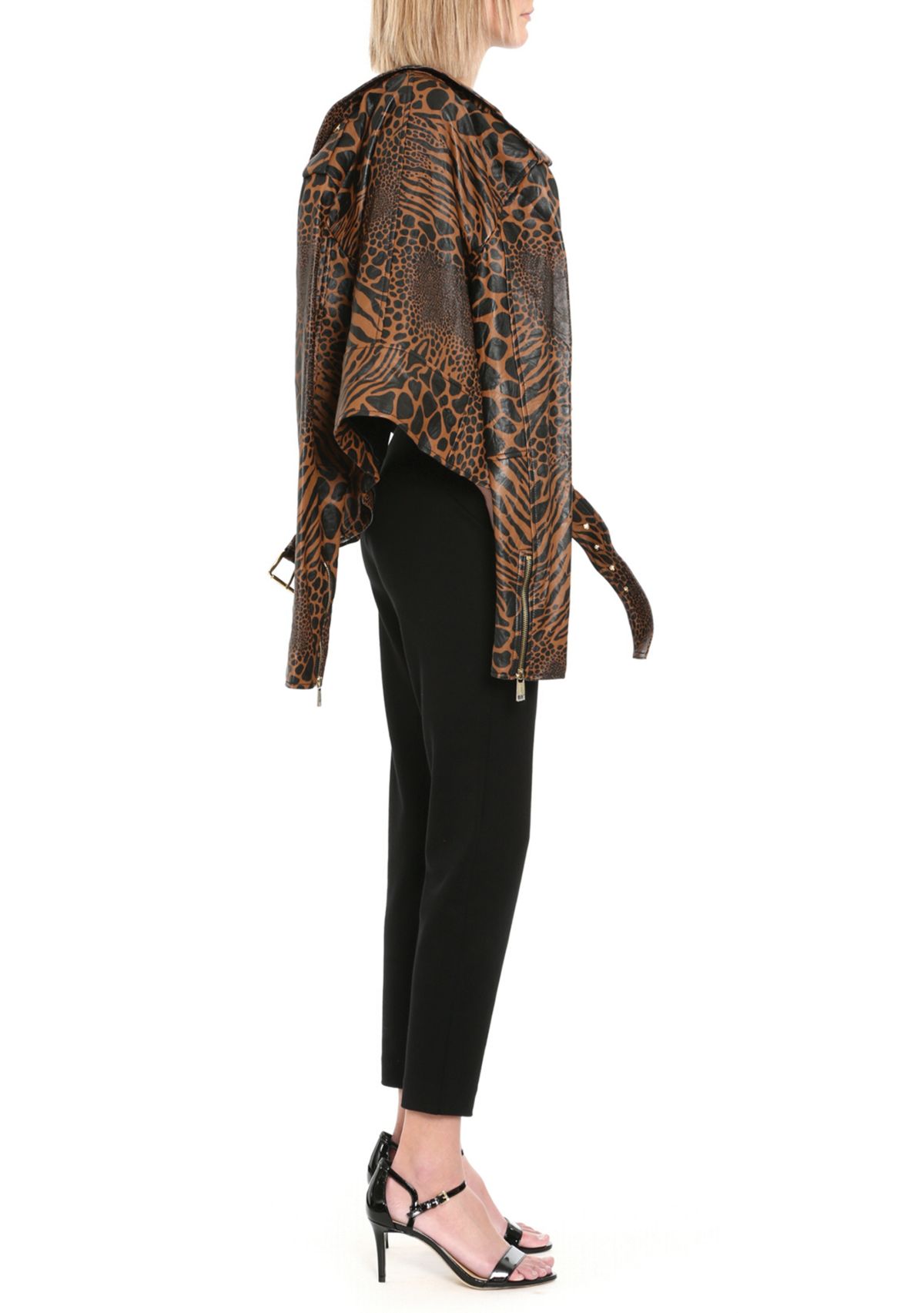 Womens Long Cold-Shoulder Sleeve Solid Top