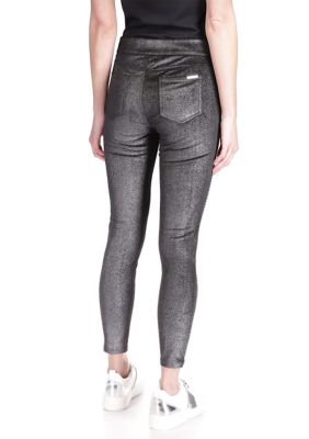 MICHAEL Michael Kors, Pants & Jumpsuits, Michael Michael Kors Womens  Studded Fly Front Leggings