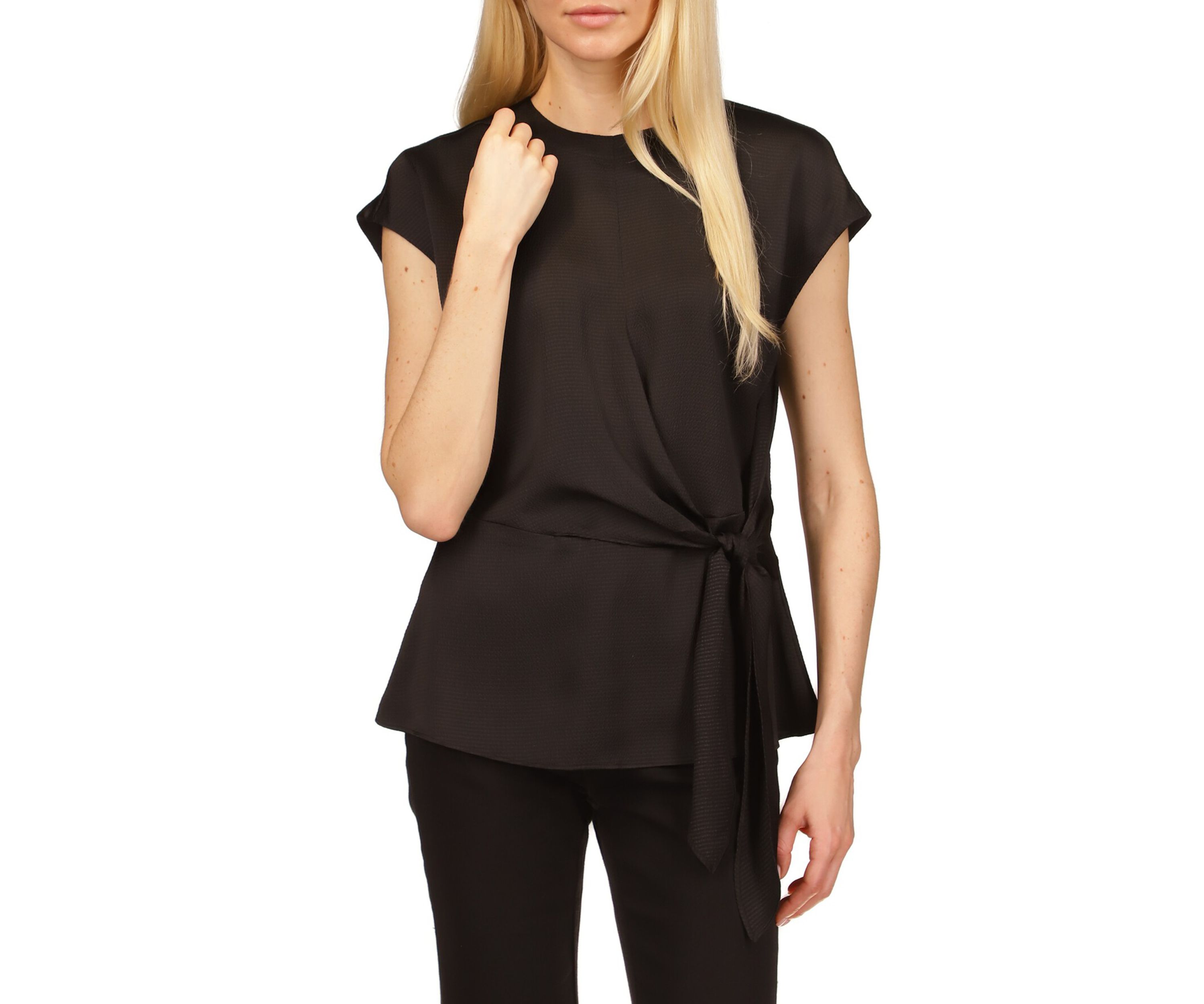 Womens Short Sleeve Wrap Top