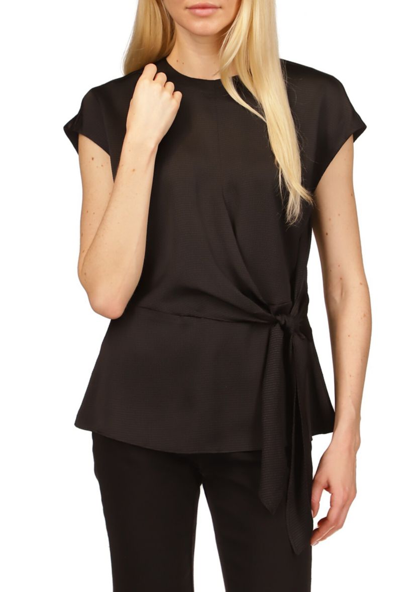Womens Short Sleeve Wrap Top