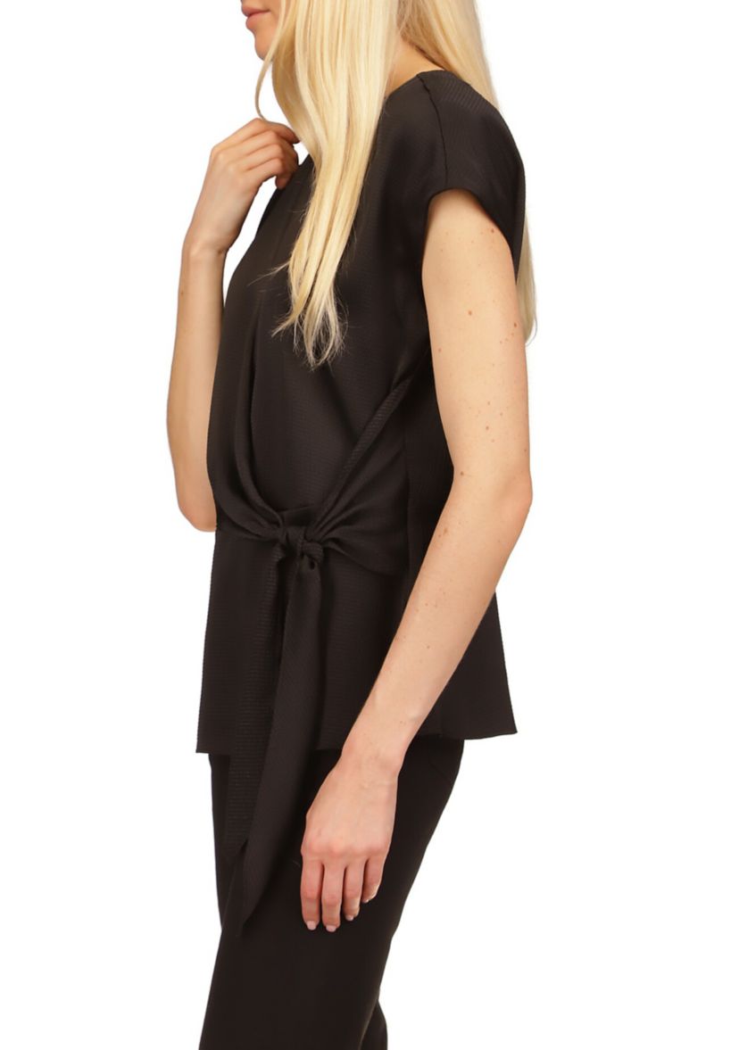 Womens Short Sleeve Wrap Top