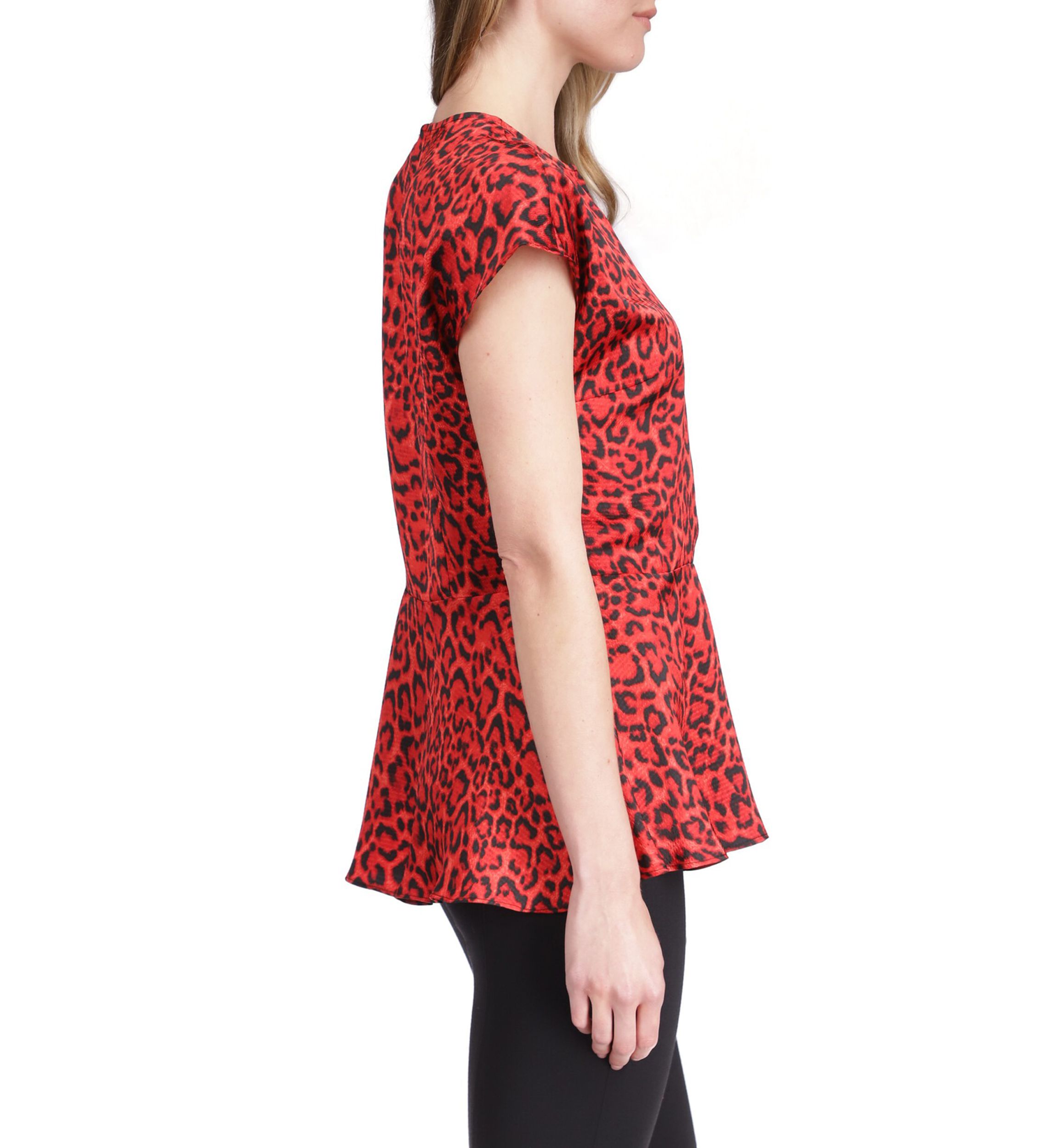 Womens Wildcat Asymmetrical Hem Top