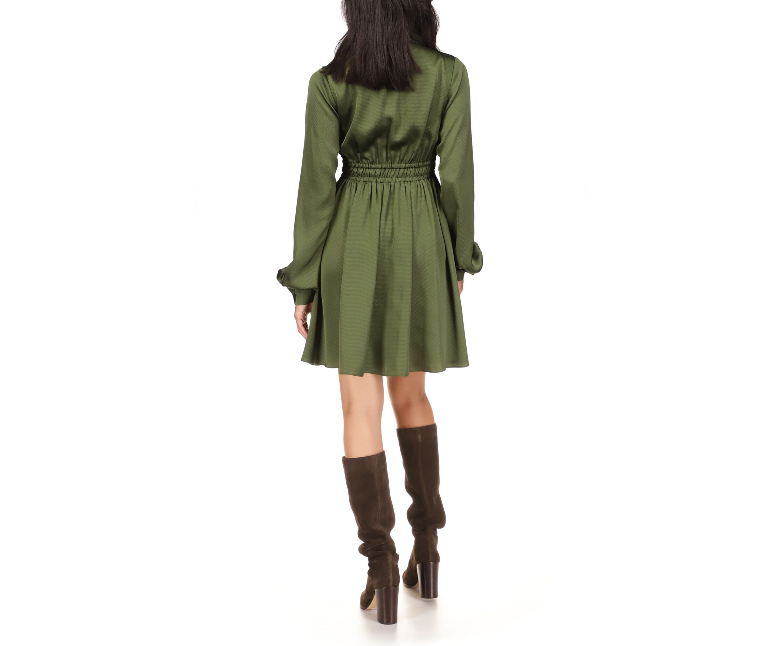 Womens Smocked Mini Dress
