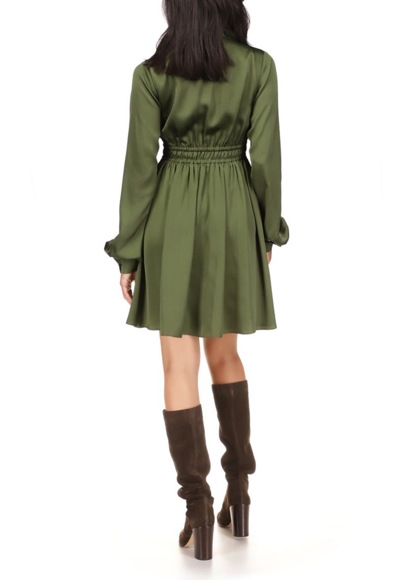 Womens Smocked Mini Dress