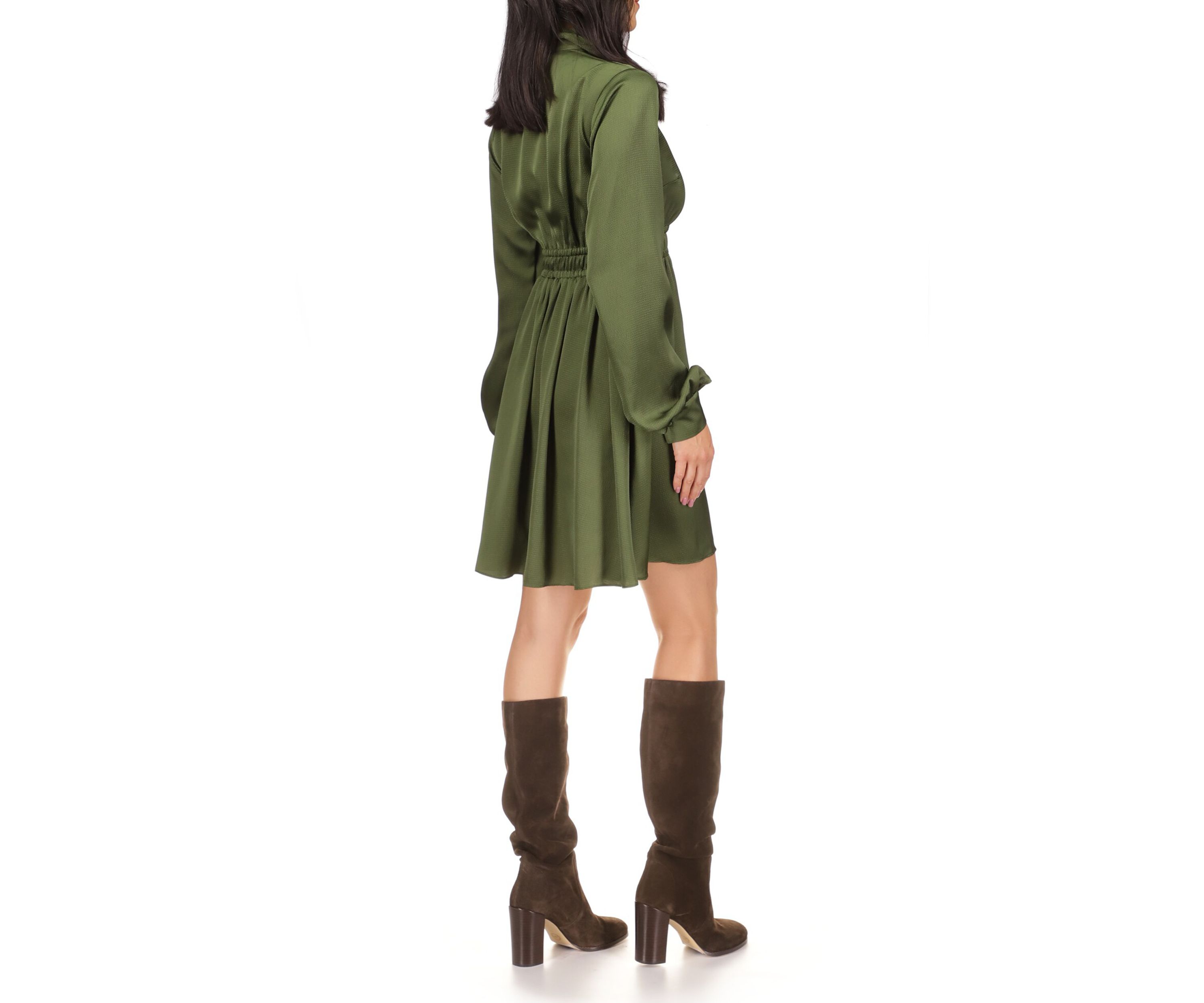 Womens Smocked Mini Dress