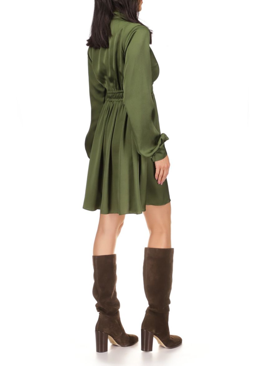 Womens Smocked Mini Dress