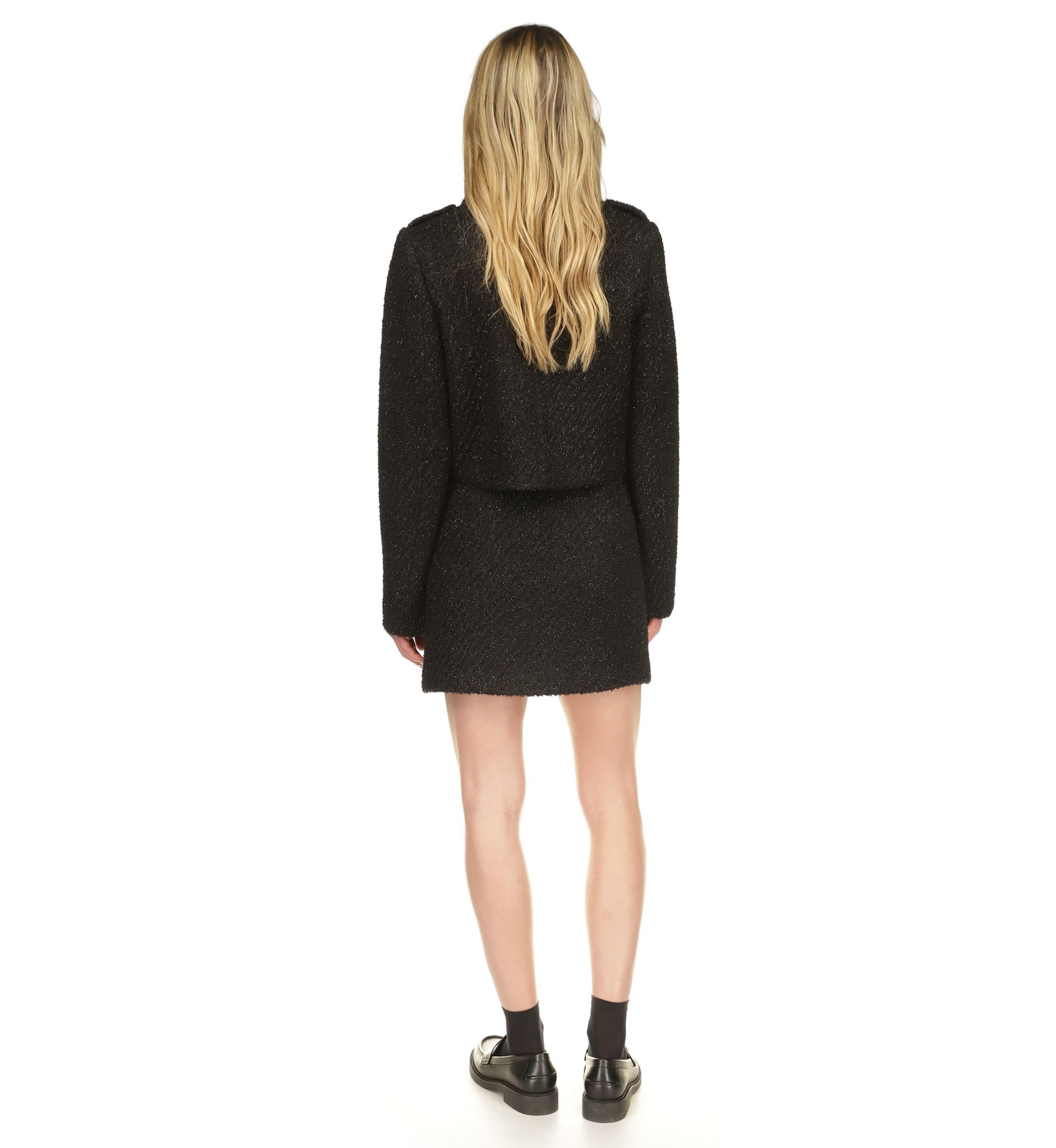 Womens Tweed Collared Jacket 