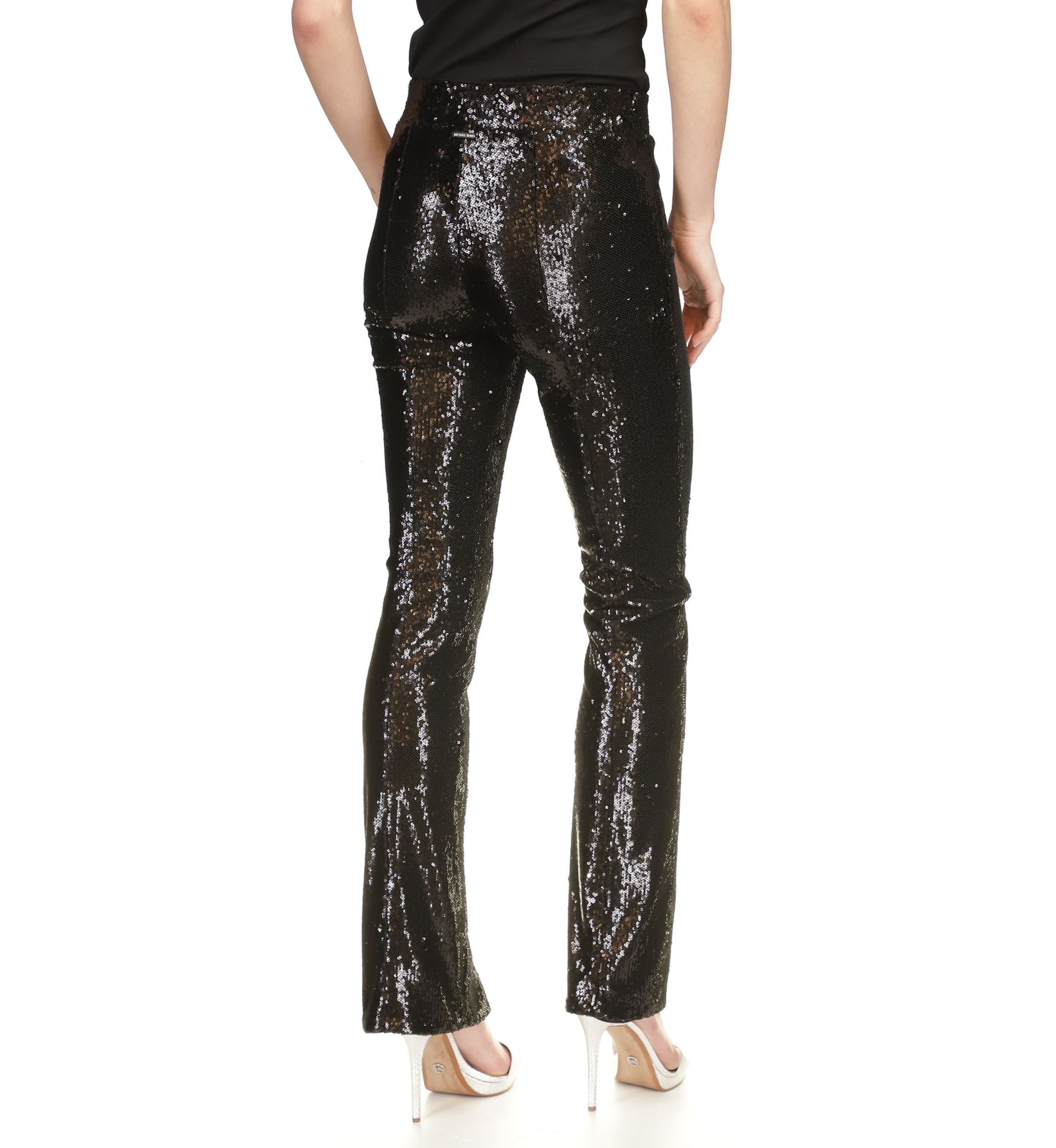 Womens Split Hem Sequin Pants