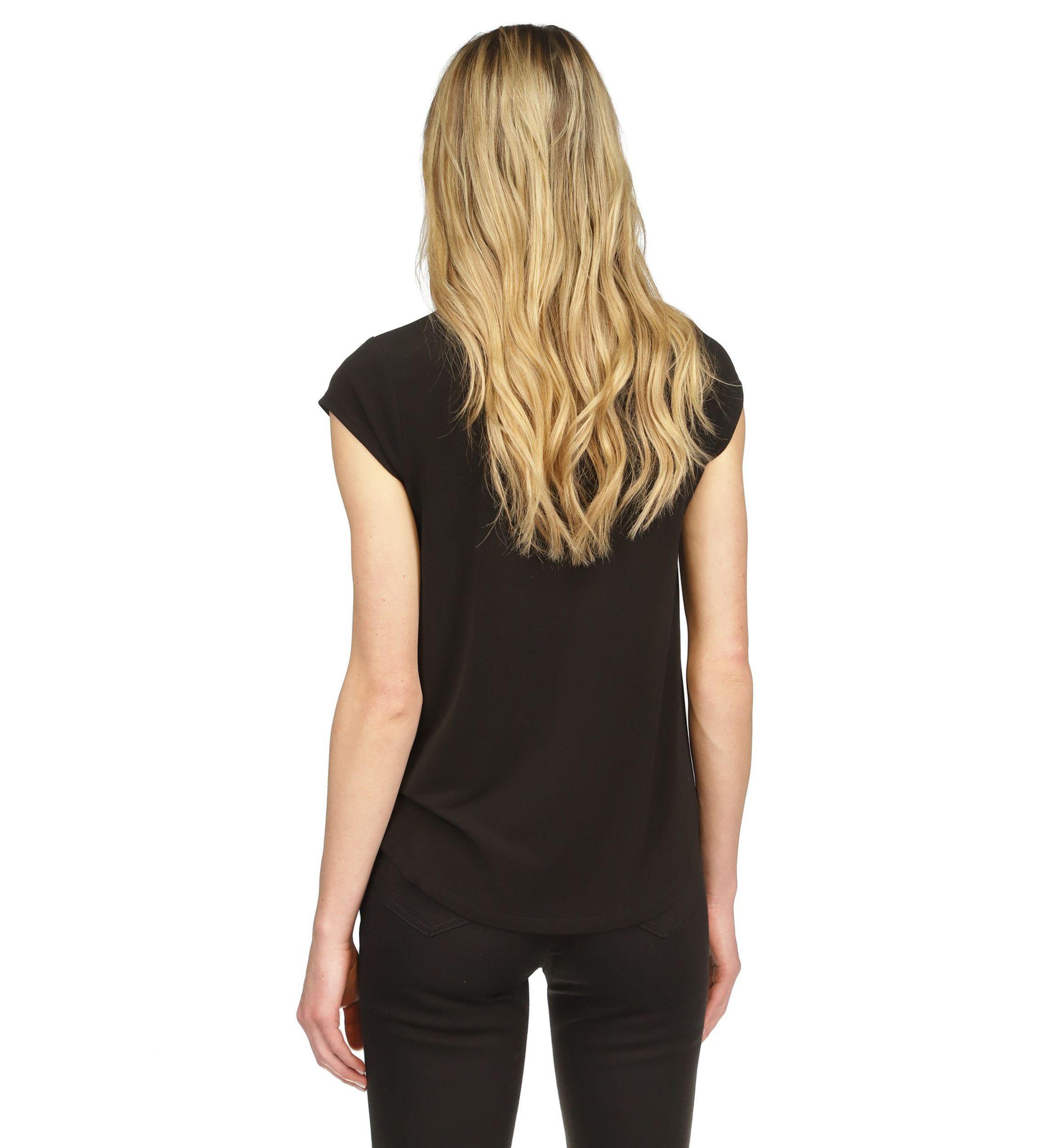 Womens Jewel Neck Knit Top 