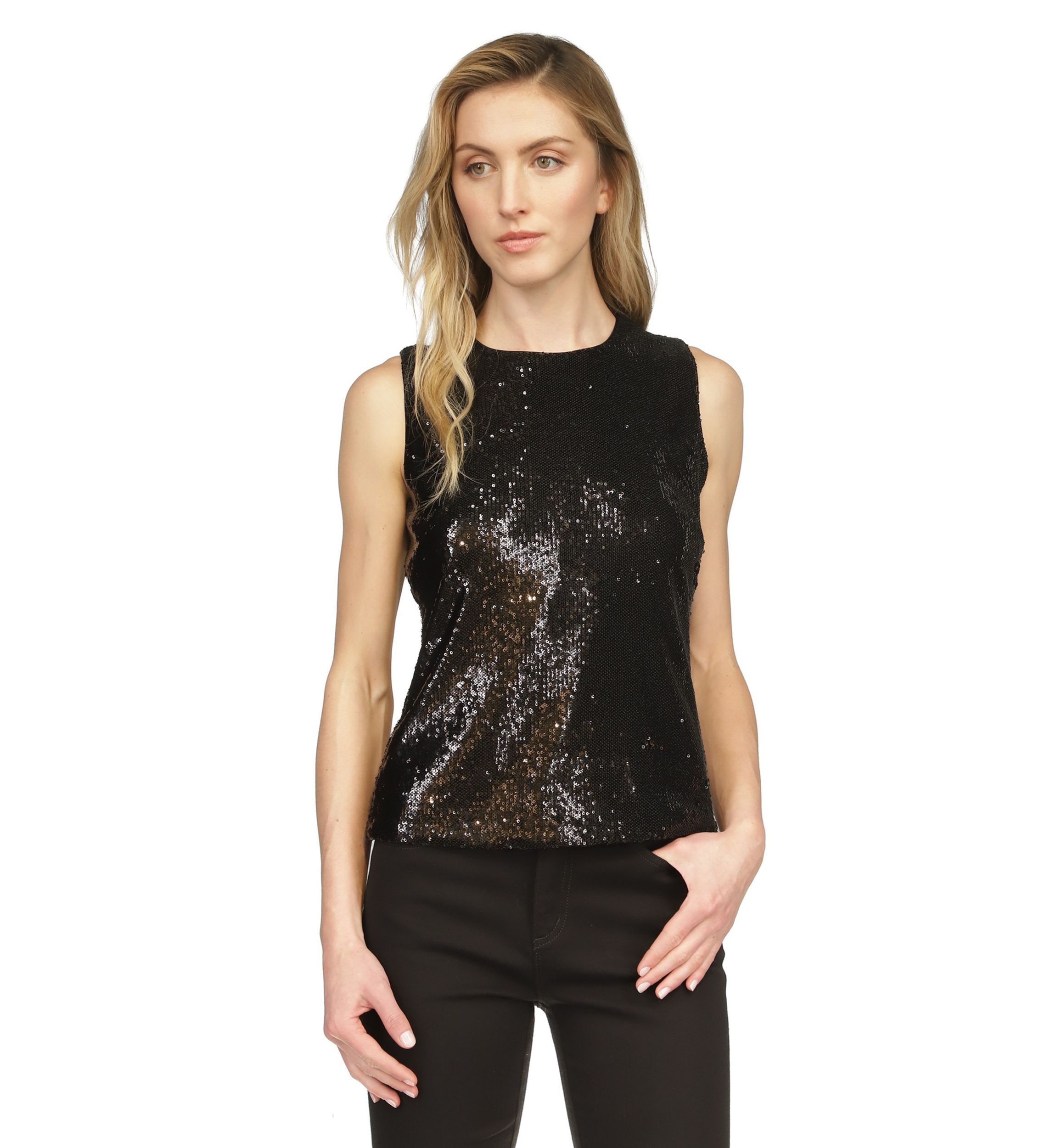 Womens Sequin Top
