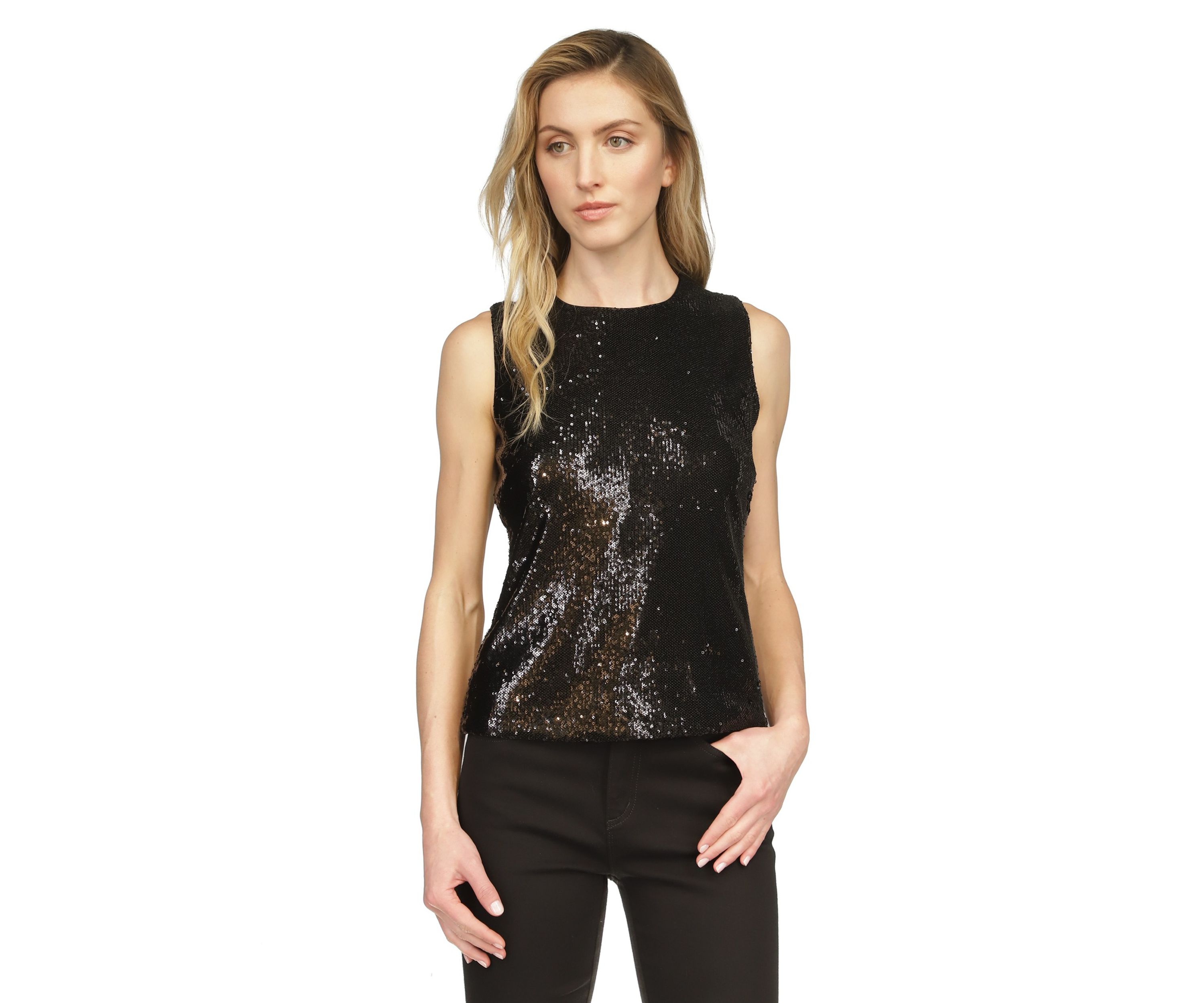 Womens Sequin Top