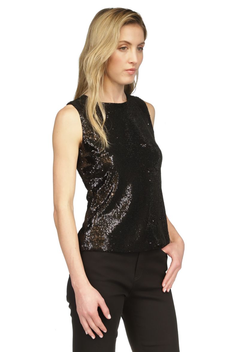 Womens Sequin Top