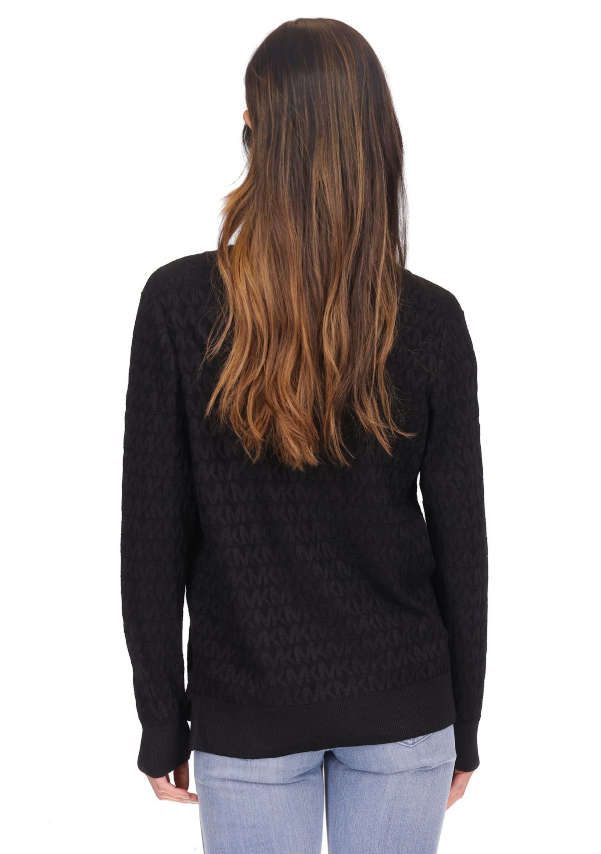Womens Long Sleeve V-Neck Sweater 
