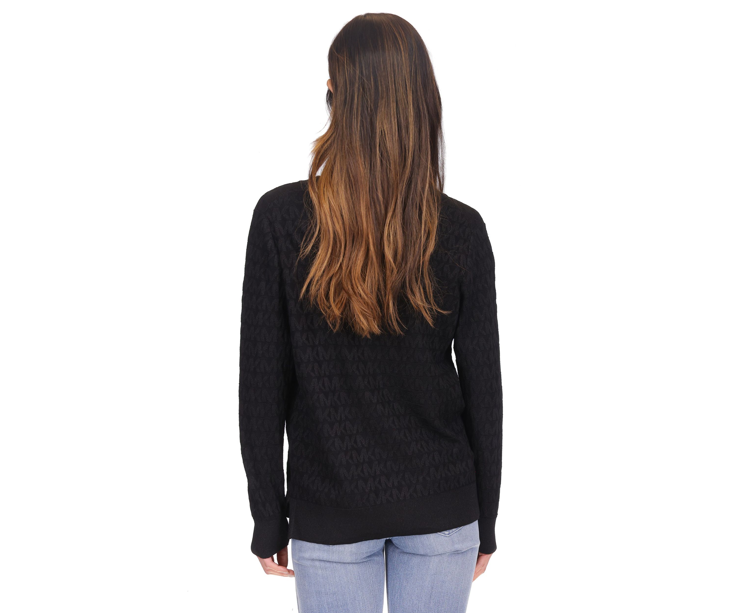 Womens Long Sleeve V-Neck Sweater 