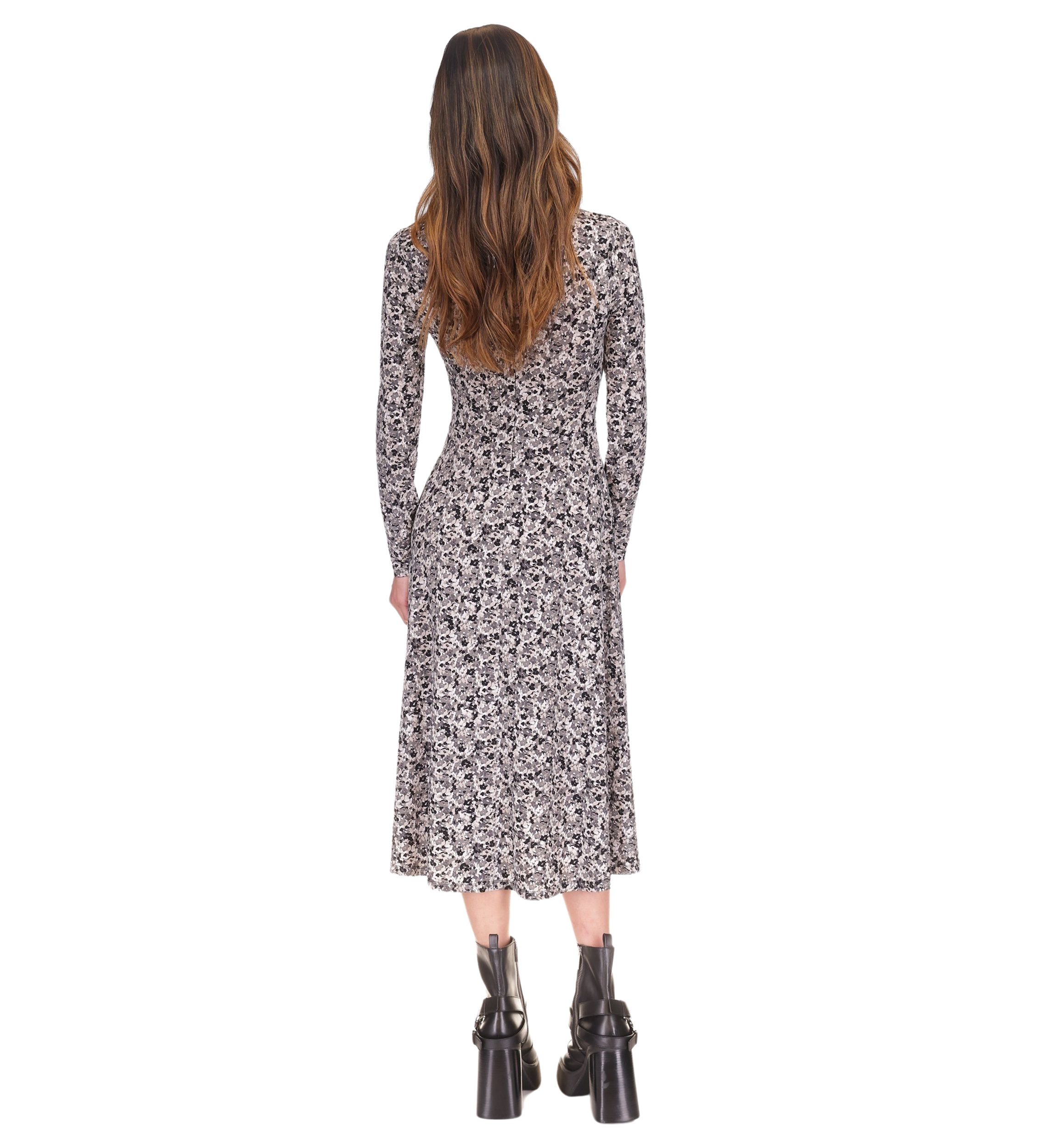 Womens Ditsy Floral Printed Dress