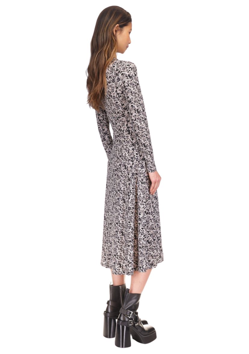 Womens Ditsy Floral Printed Dress