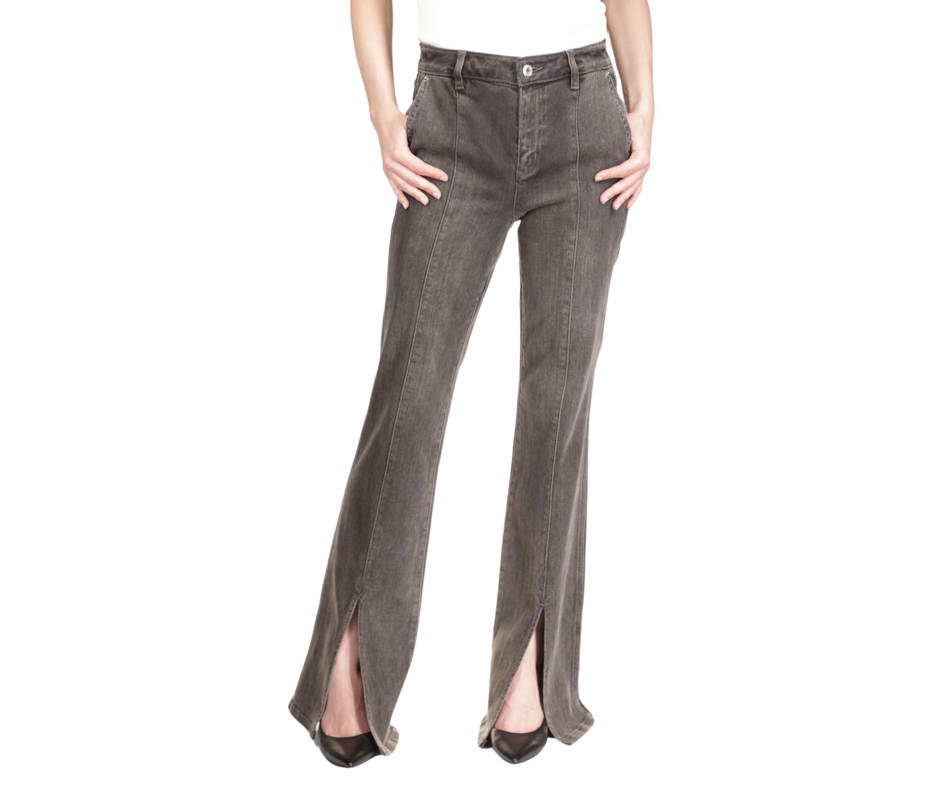 Womens Split Ankle Flare Jeans