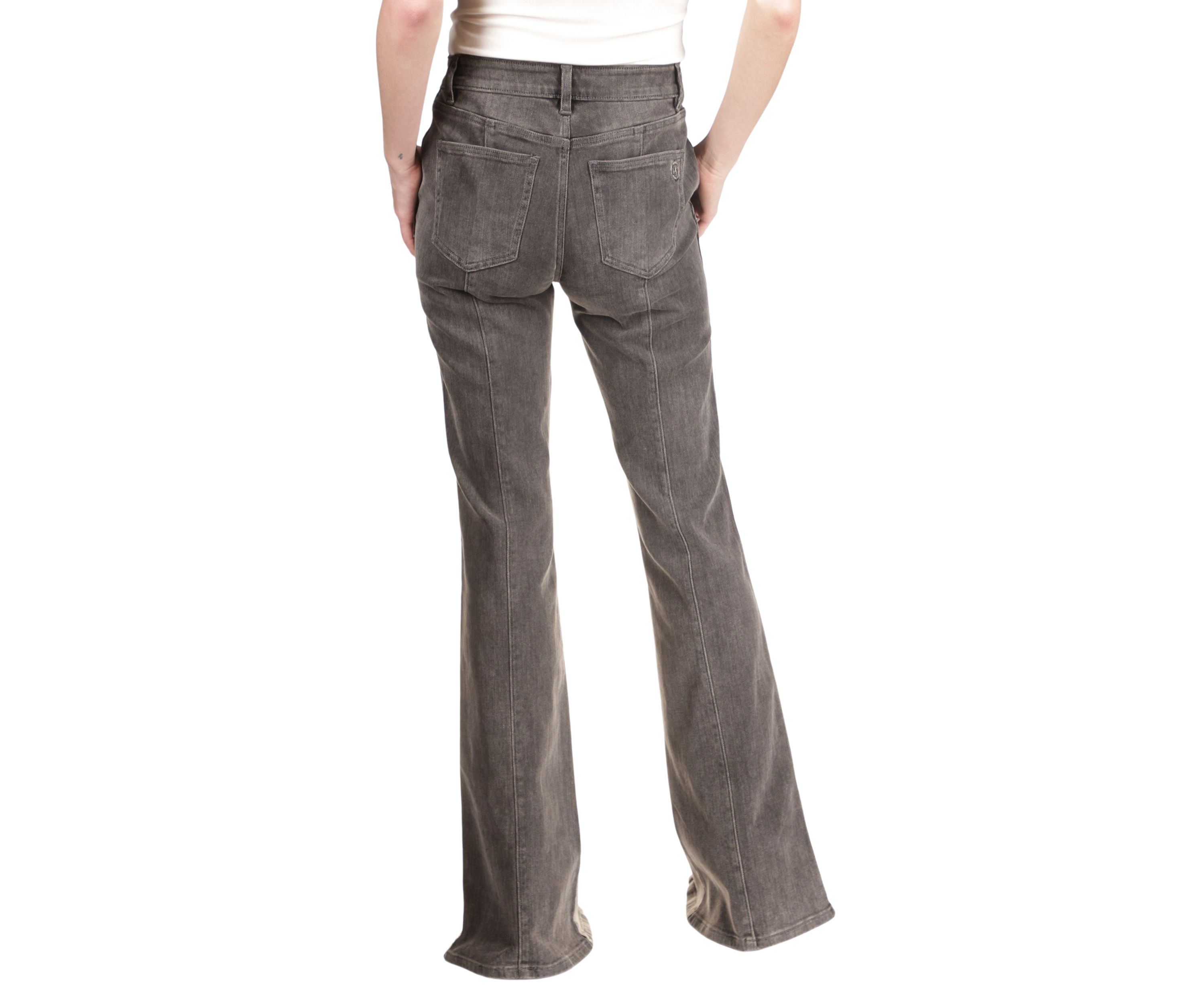 Womens Split Ankle Flare Jeans