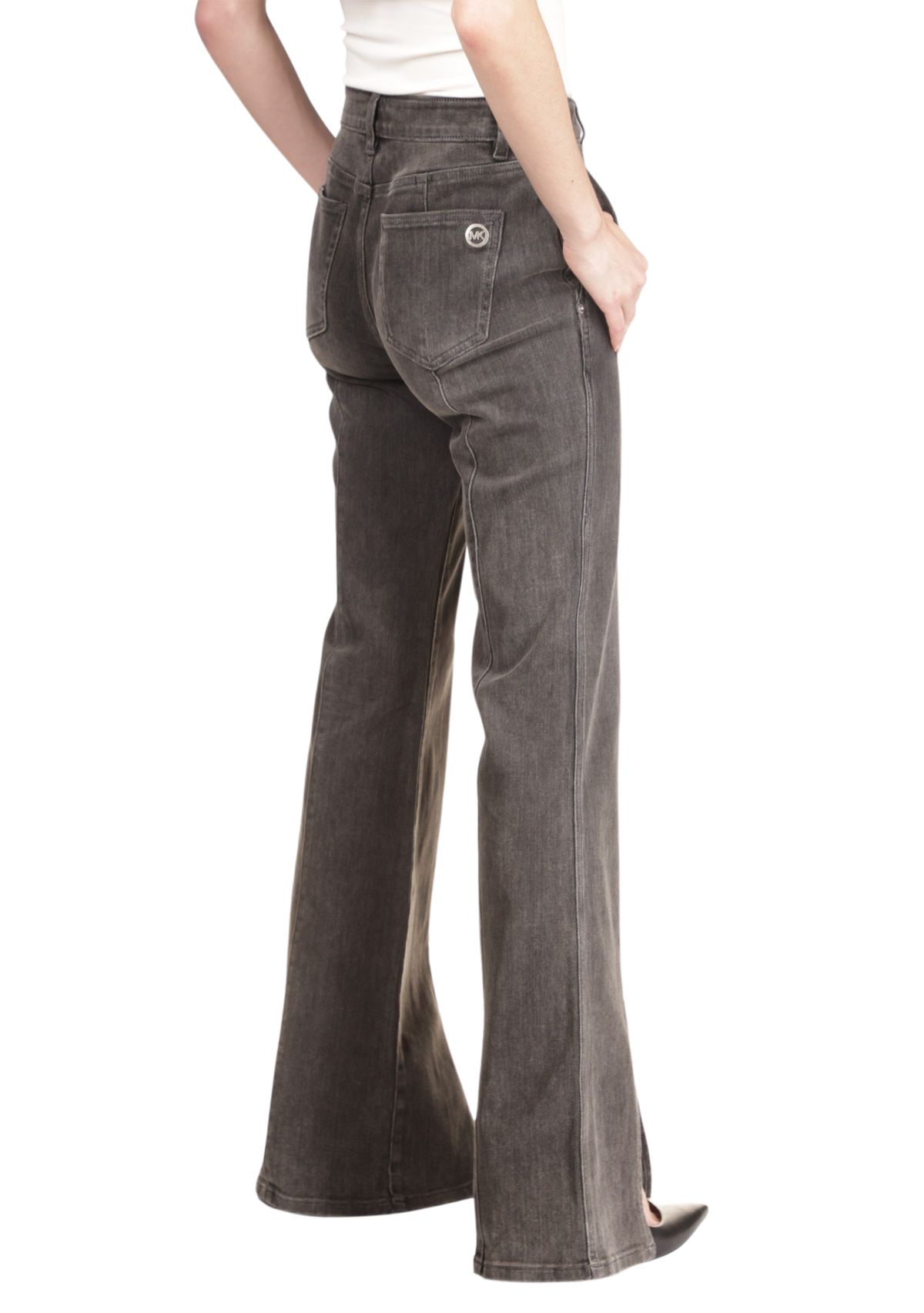 Womens Split Ankle Flare Jeans